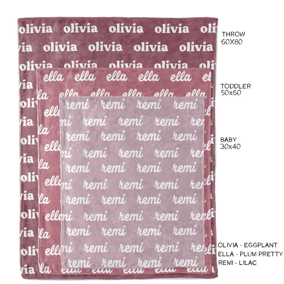  Personalized Color Blanket | Violet、mySite、layawaytickets