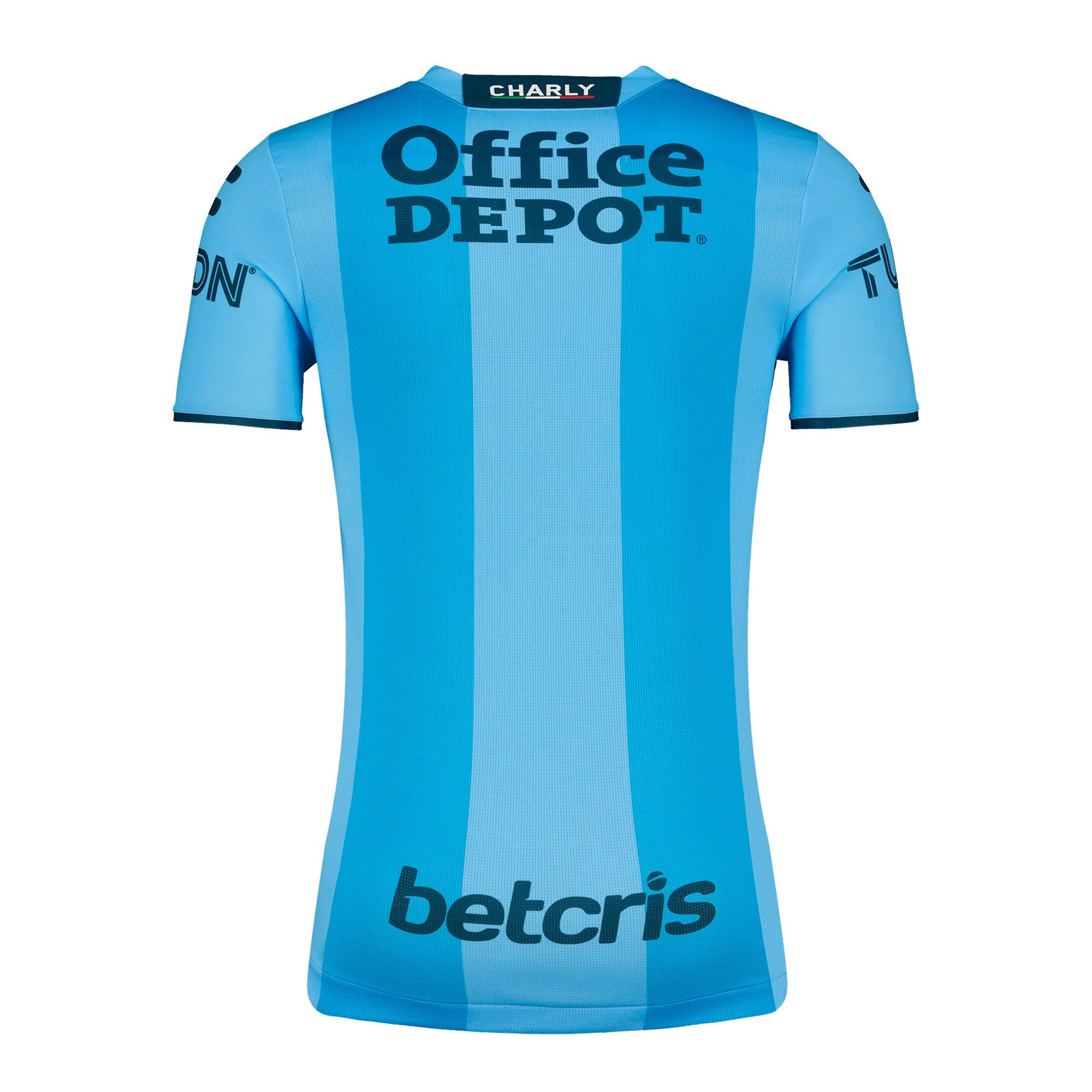 Charly Men's Pachuca 2022/23 Authentic Away Jersey Skyblue、mySite、noshort