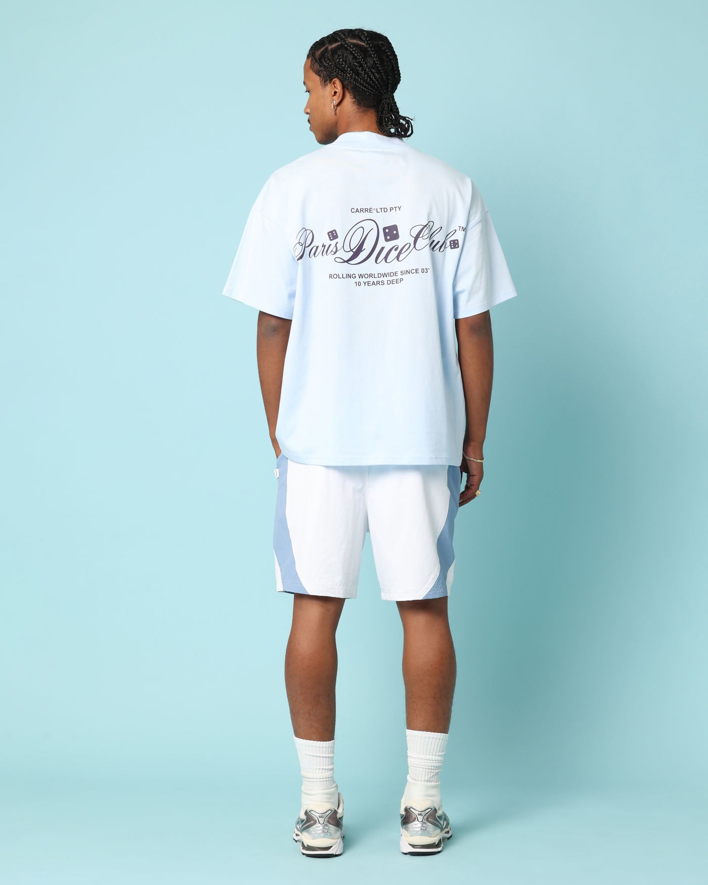 Carré Players Oversized T-Shirt Light Blue、mySite、zt4zffjzw