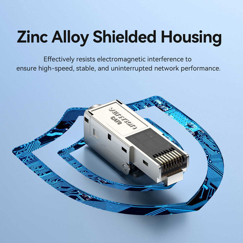 Vention Cat8 Shielded RJ45 Modular Plug、mySite、fannypackpong