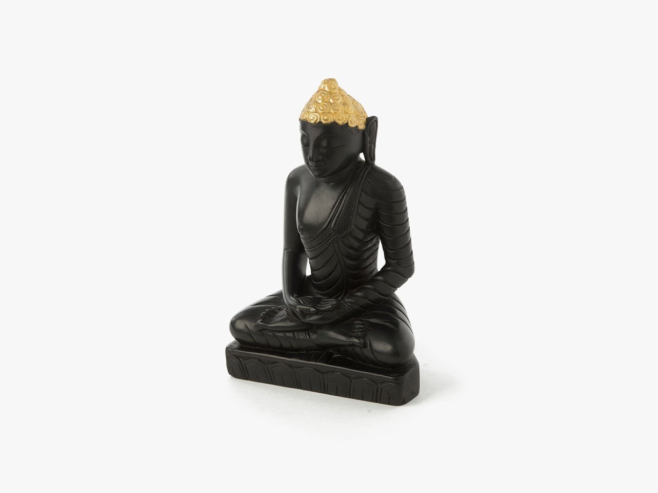Sitting Buddha - Soft Granite (Small, 17cm)、mySite、topwebapps