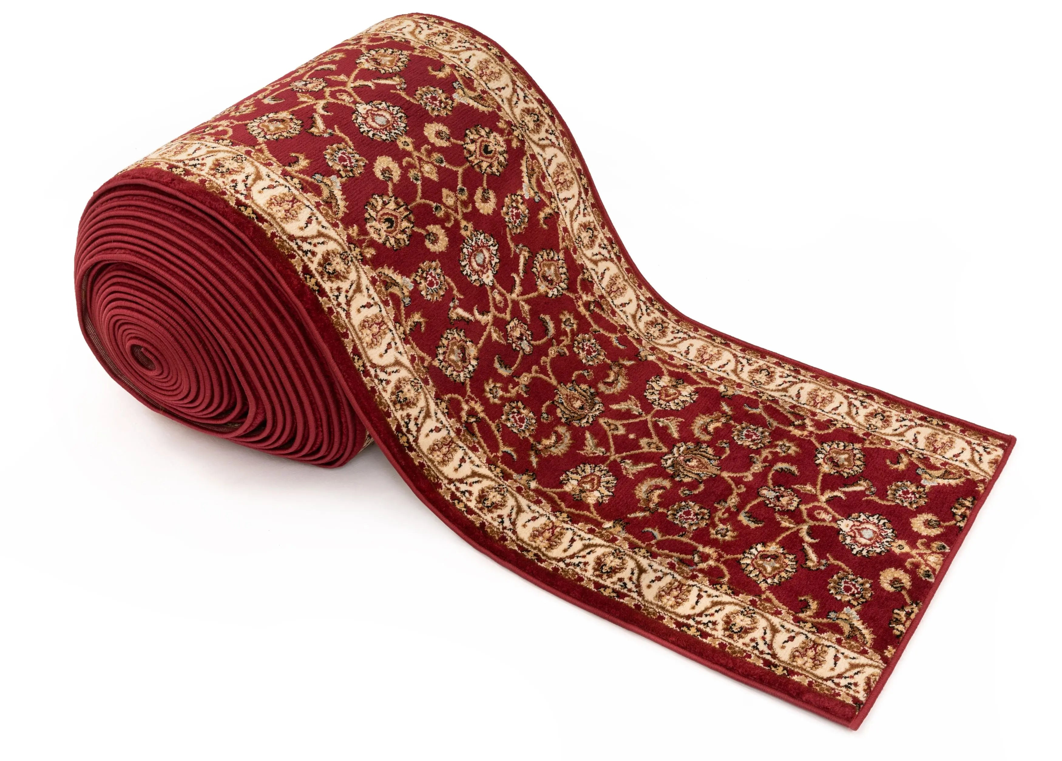 Sarouk Custom Size Runner Traditional Red 27 Inch Wide x Choose Your Length Hallway Runner Rug、mySite、gigharbornorthrealestate