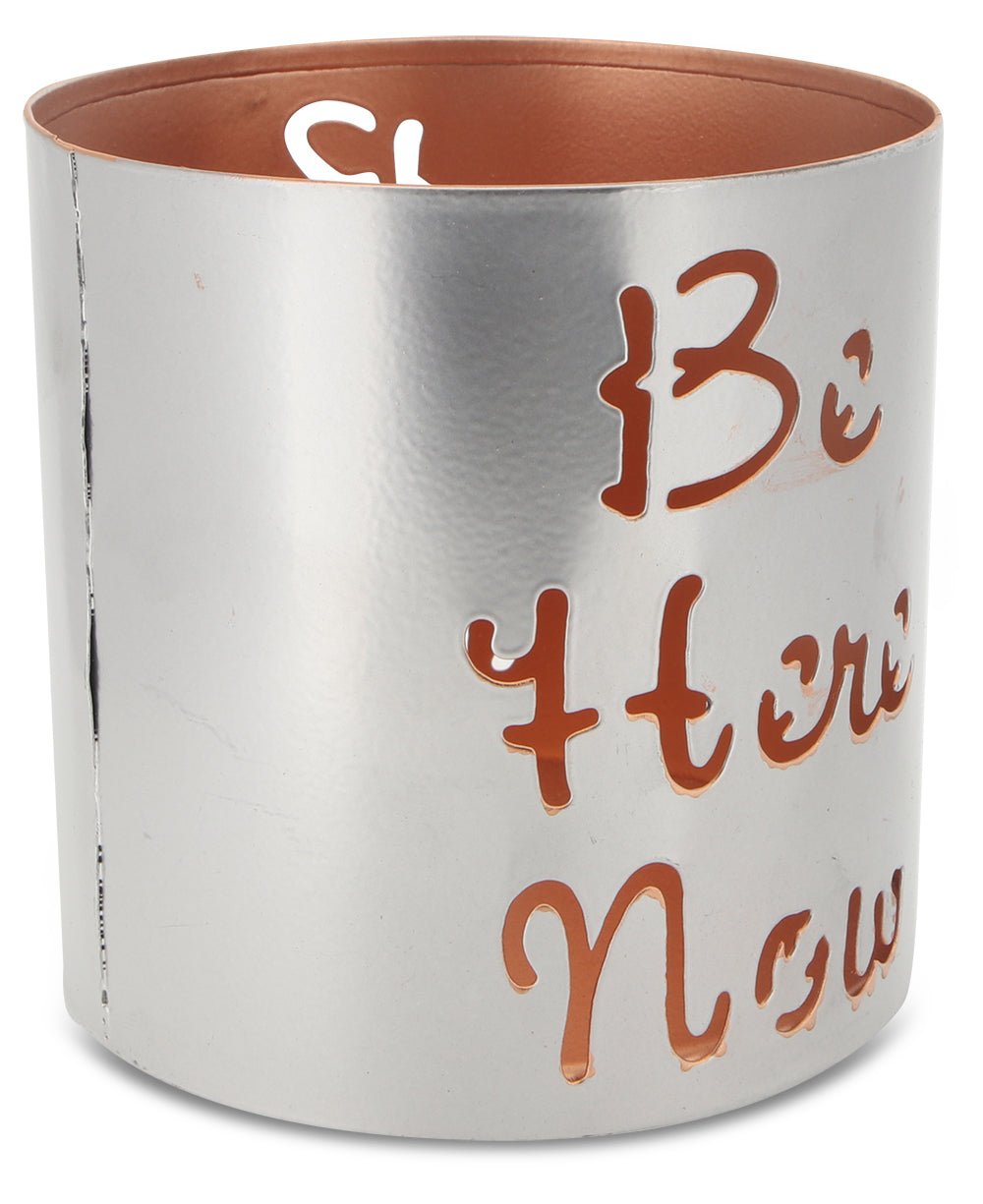 Fairtrade Inspirational Be Here Now Candle / Pen Holder、mySite、topwebapps