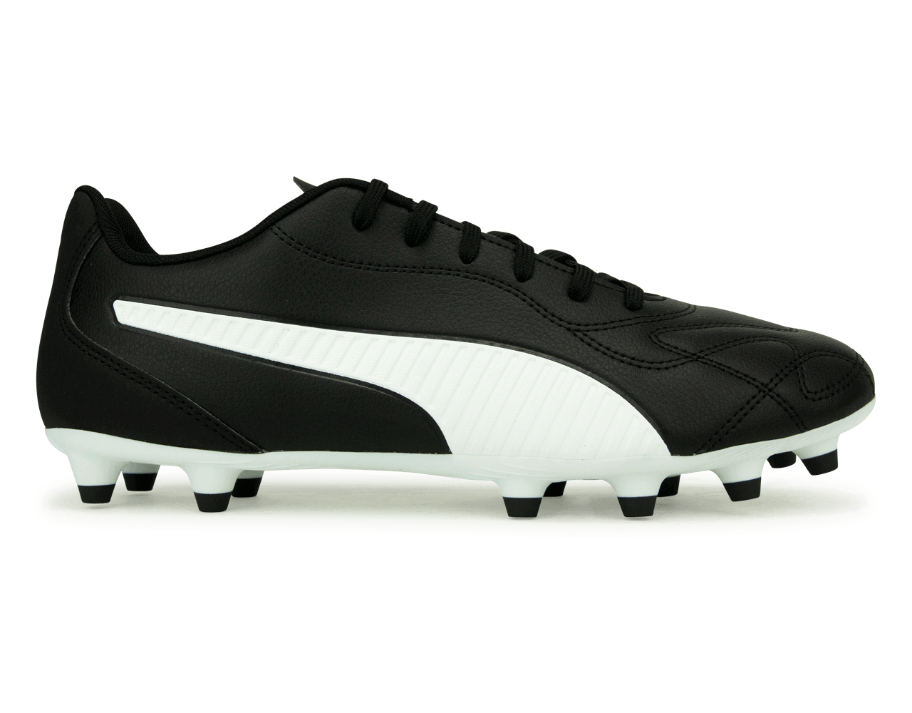 PUMA Men's Monarch II FG/AG Black/White、mySite、bottomscart