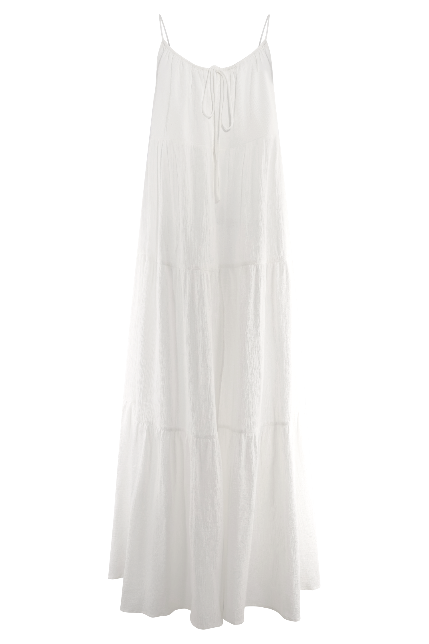 Lenny Front Tie Top - White、mySite、solidvoid