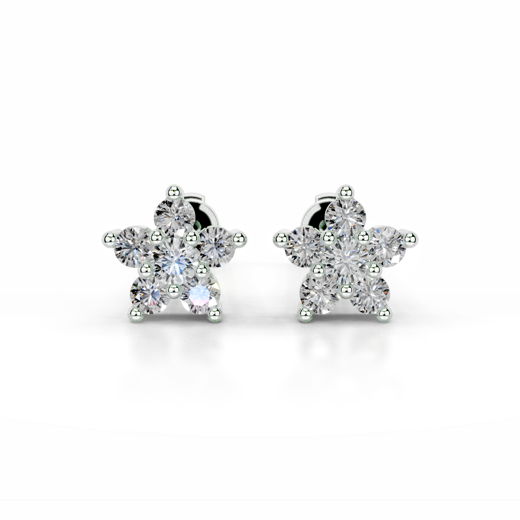 Elsie Diamond Stud Earrings (0.30 Carat) -14K White Gold、mySite、hinf8tx79