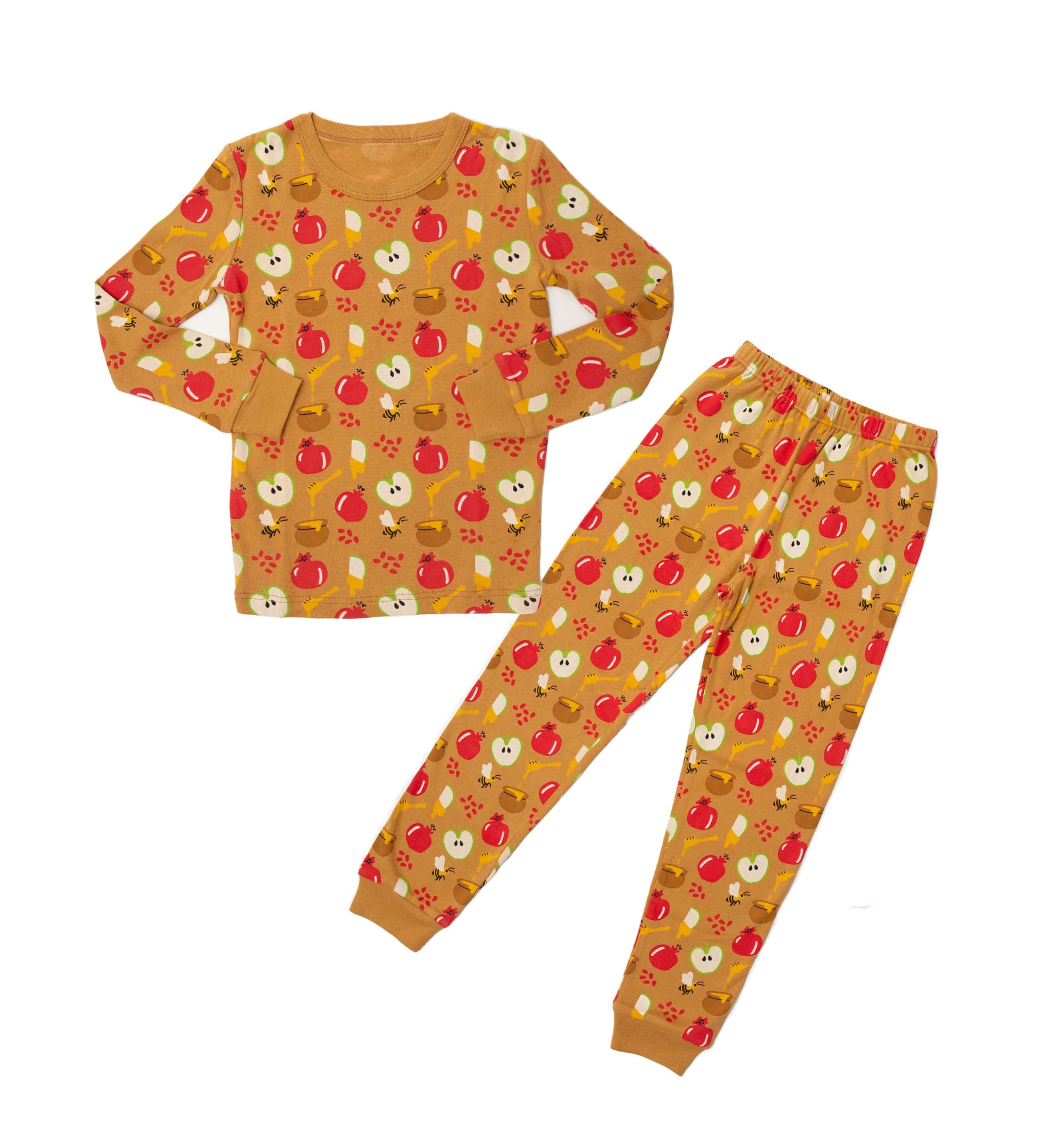 Kids Rosh Hashanah Apples & Honey Pajamas - (Unisex Sizes 2T - 12)、mySite、topwebapps