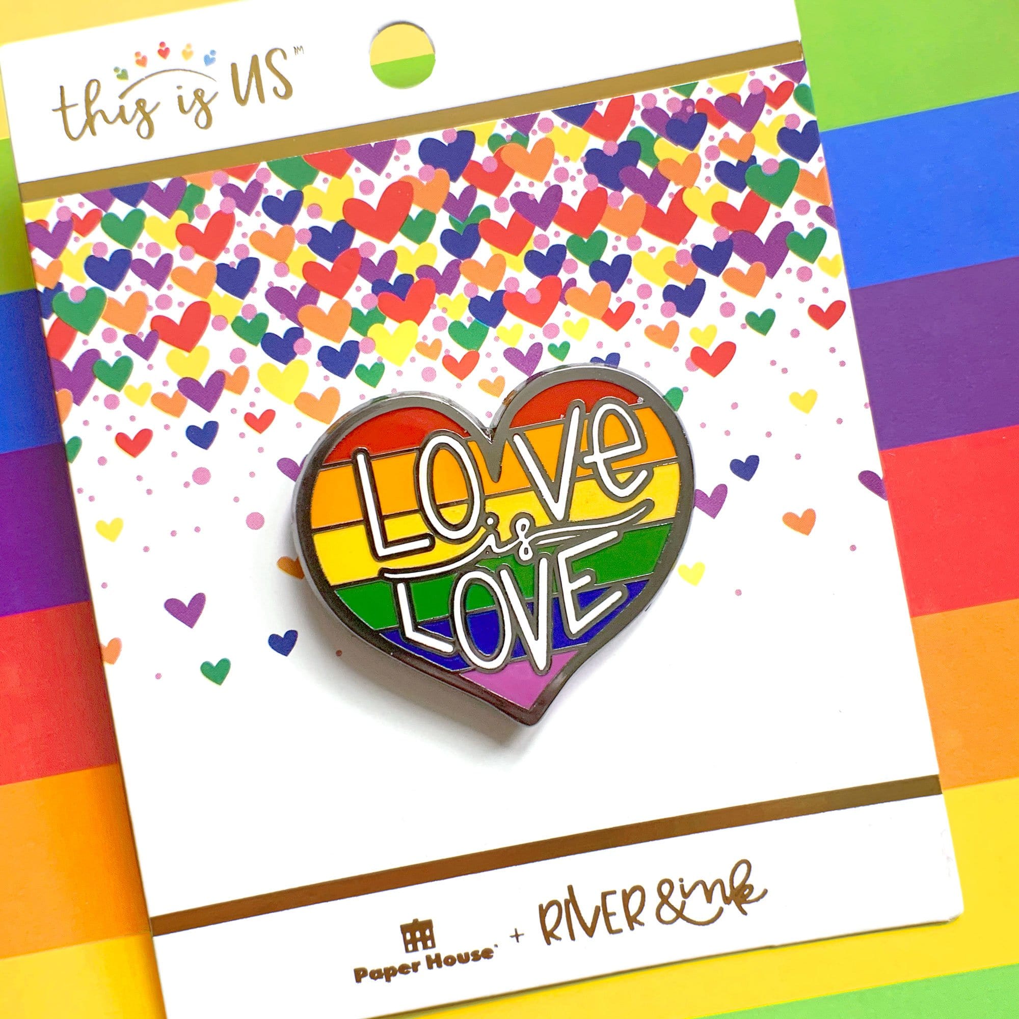  Lapel Pin - Love is Love Enamel、mySite、ghnorth