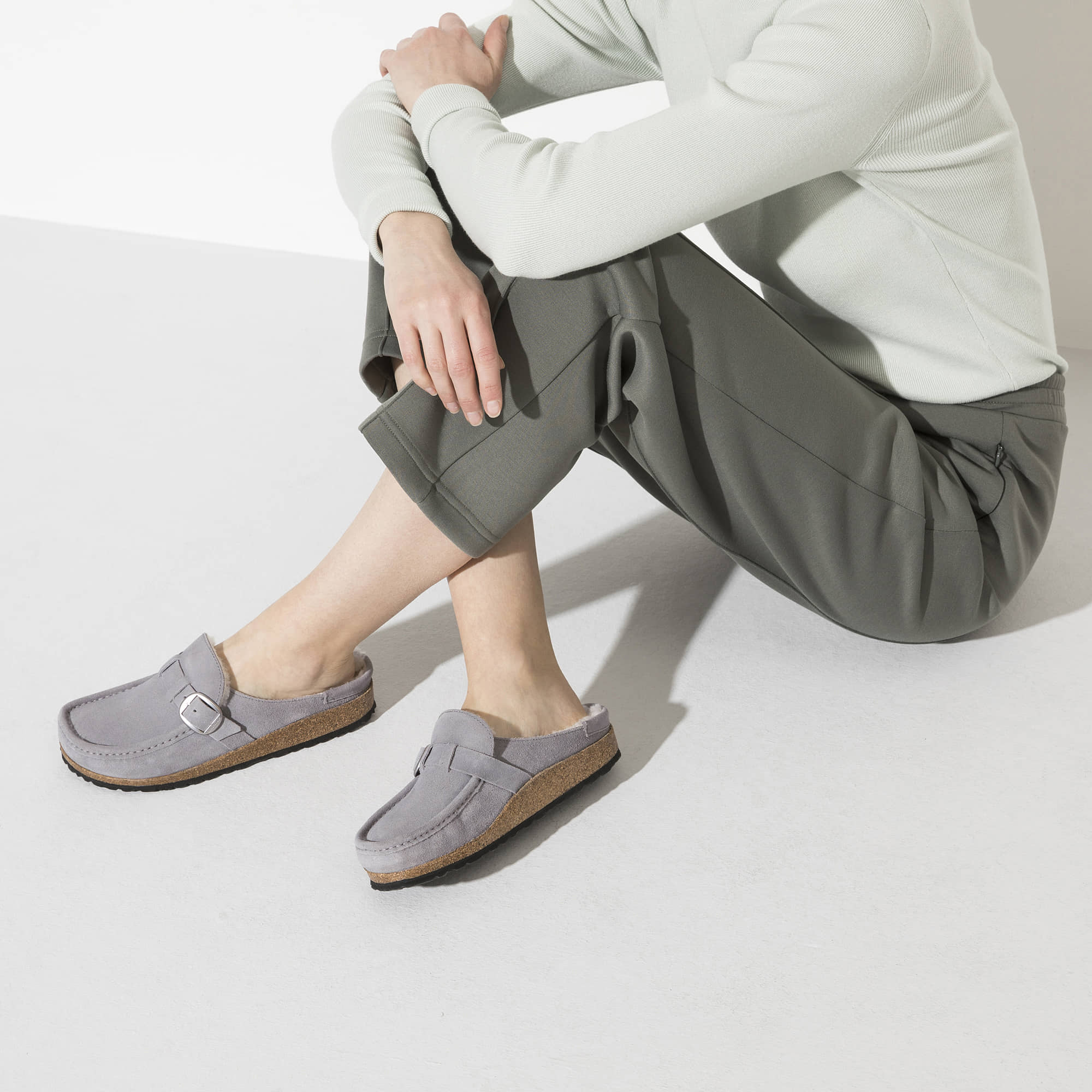 Buckley Shearling Suede Leather、mySite、gtrtttuynbv