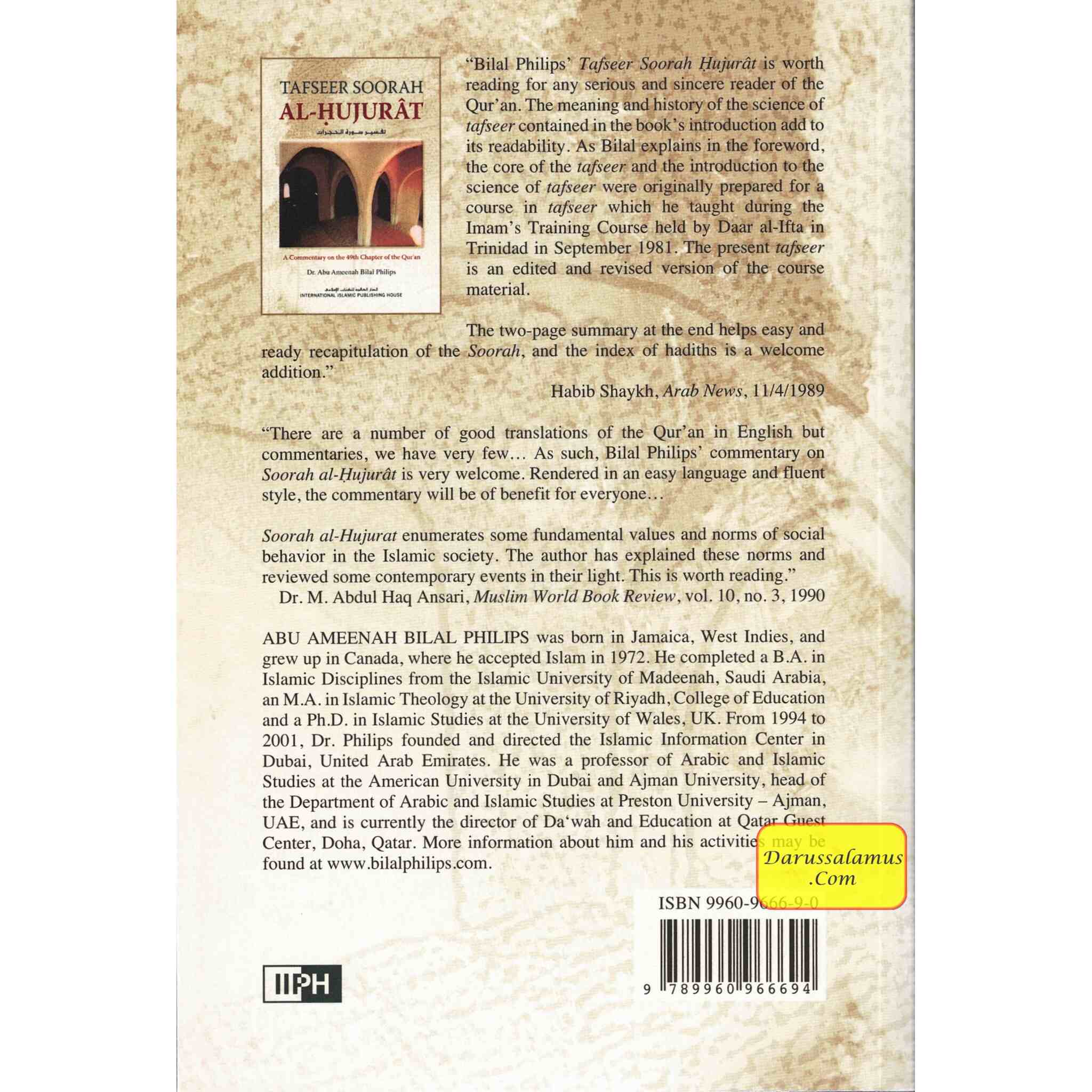 Tafseer Soorah al-Hujurat By Abu Ameenah Bilal Philips、mySite、topwebapps