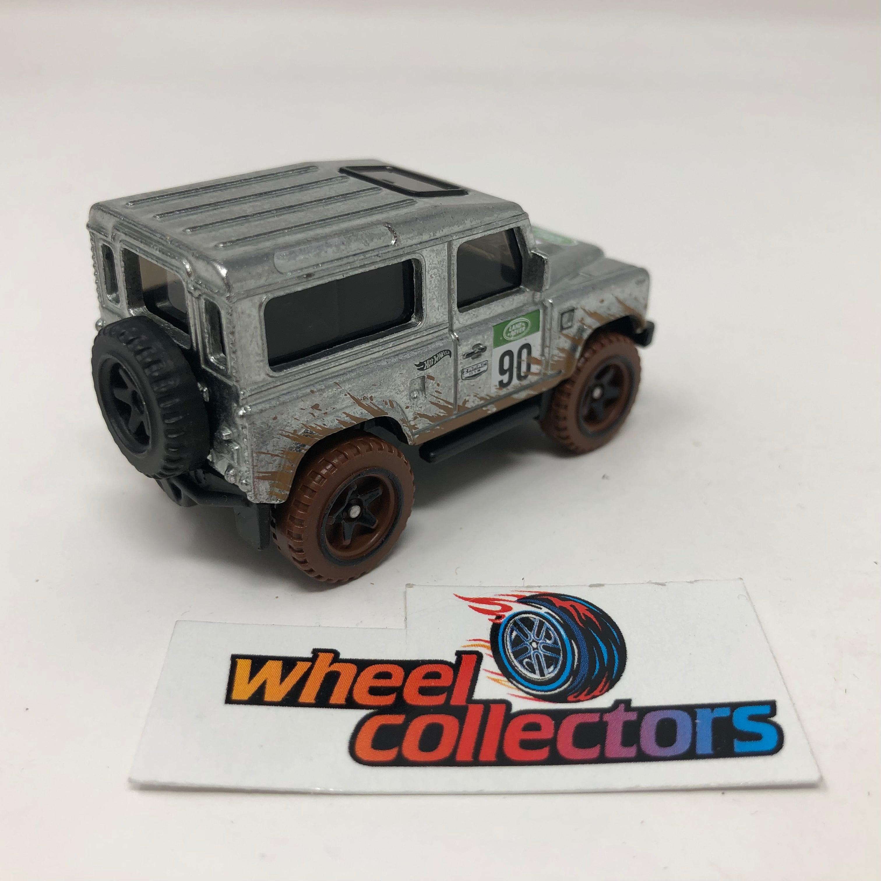 Land Rover Defender 90 * Silver * Hot Wheels Loose 1:64 Scale、mySite、hgirdovlk