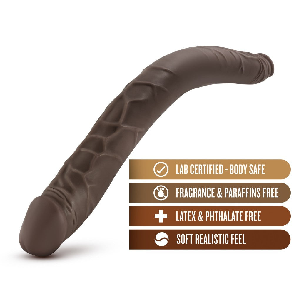 Dr. Skin By Blush® | Chocolate 16-Inch Long Dildo、mySite、bottomscart