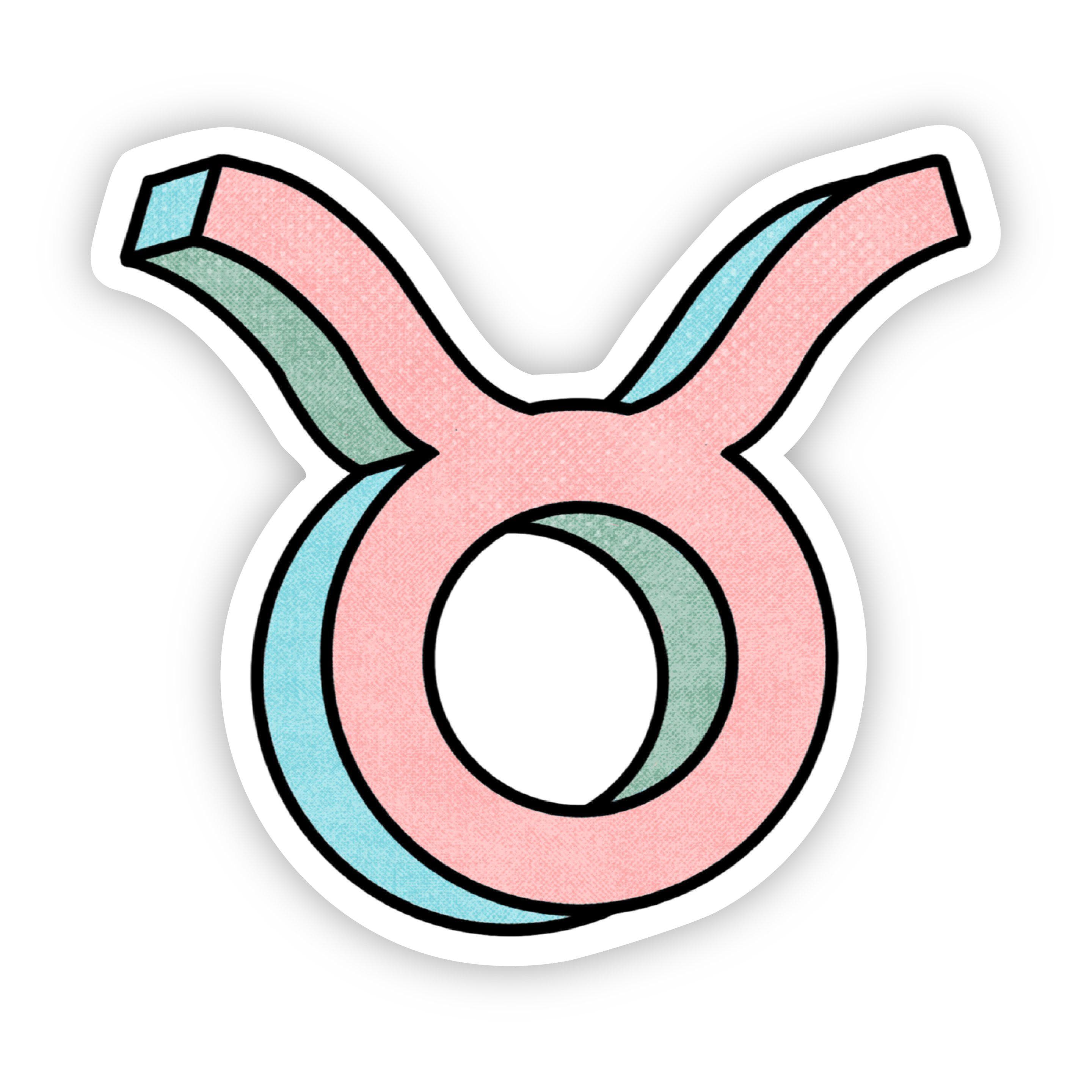  Taurus Symbol Zodiac Sticker、mySite、elrpsem3k