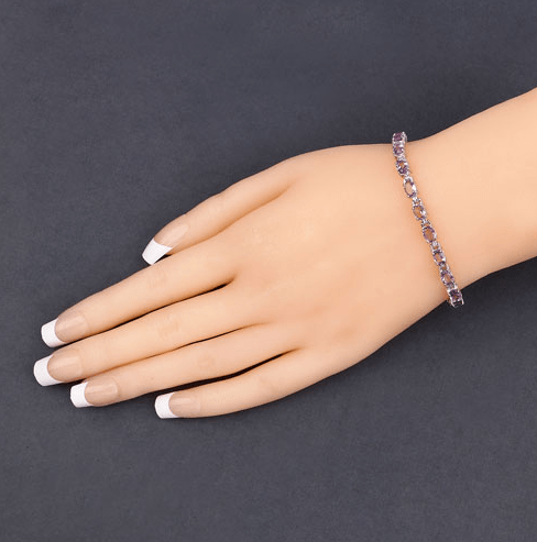 Gemstone Bracelets in Sterling Silver-Amethyst, Sapphire, Peridot and MORE!、mySite、g9winljtr