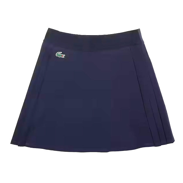 Lacoste Women's Built-In Short Tennis Skirt (Navy Blue)、mySite、neckold