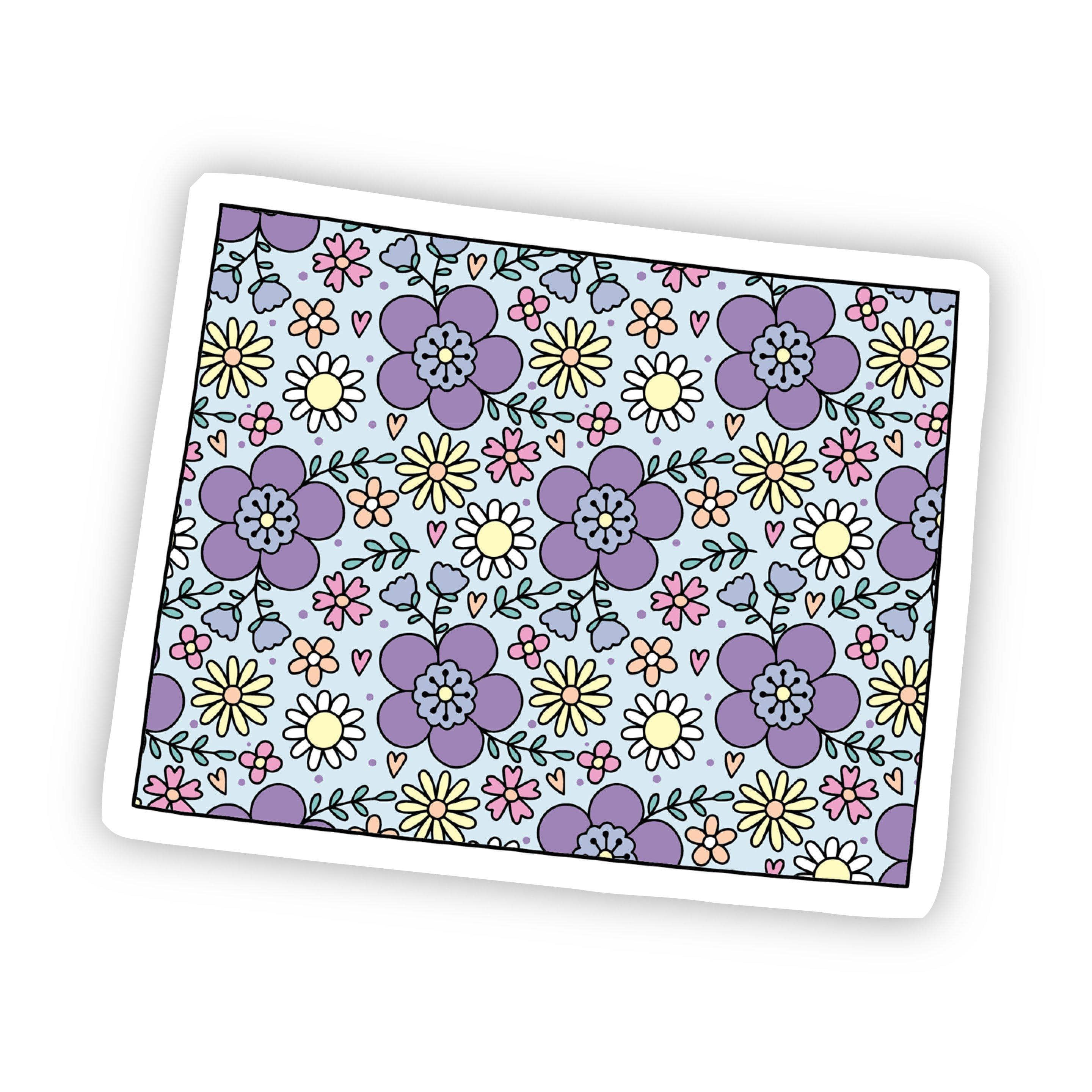 Wyoming Floral Sticker、mySite、elrpsem3k