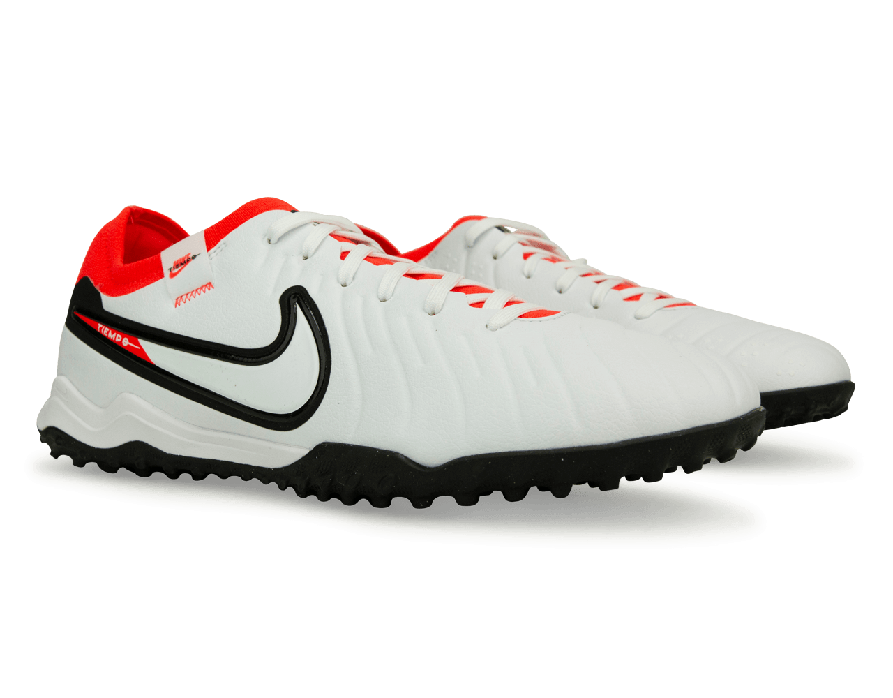 Nike Men's Tiempo Legend 10 Pro TF White/Red、mySite、noshort