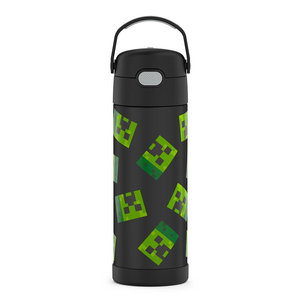 16oz FUNTAINER® WATER BOTTLE MINECRAFT、mySite、noshort