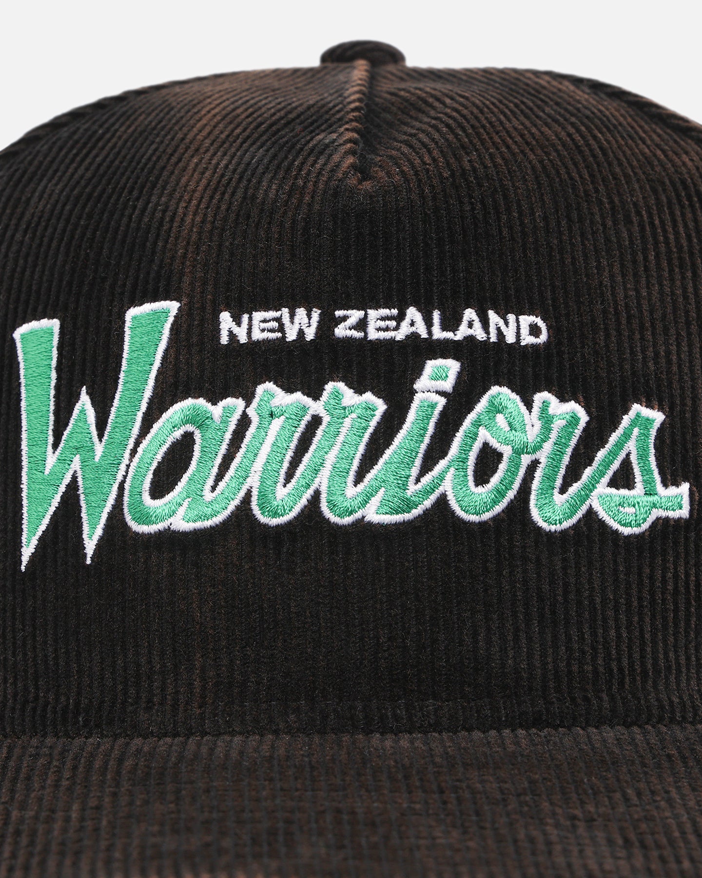 New Era New Zealand Warriors 'NRL Golfer Washed Black' Pre-Curved Corduroy Golfer Snapback Washed Black、mySite、zt4zffjzw