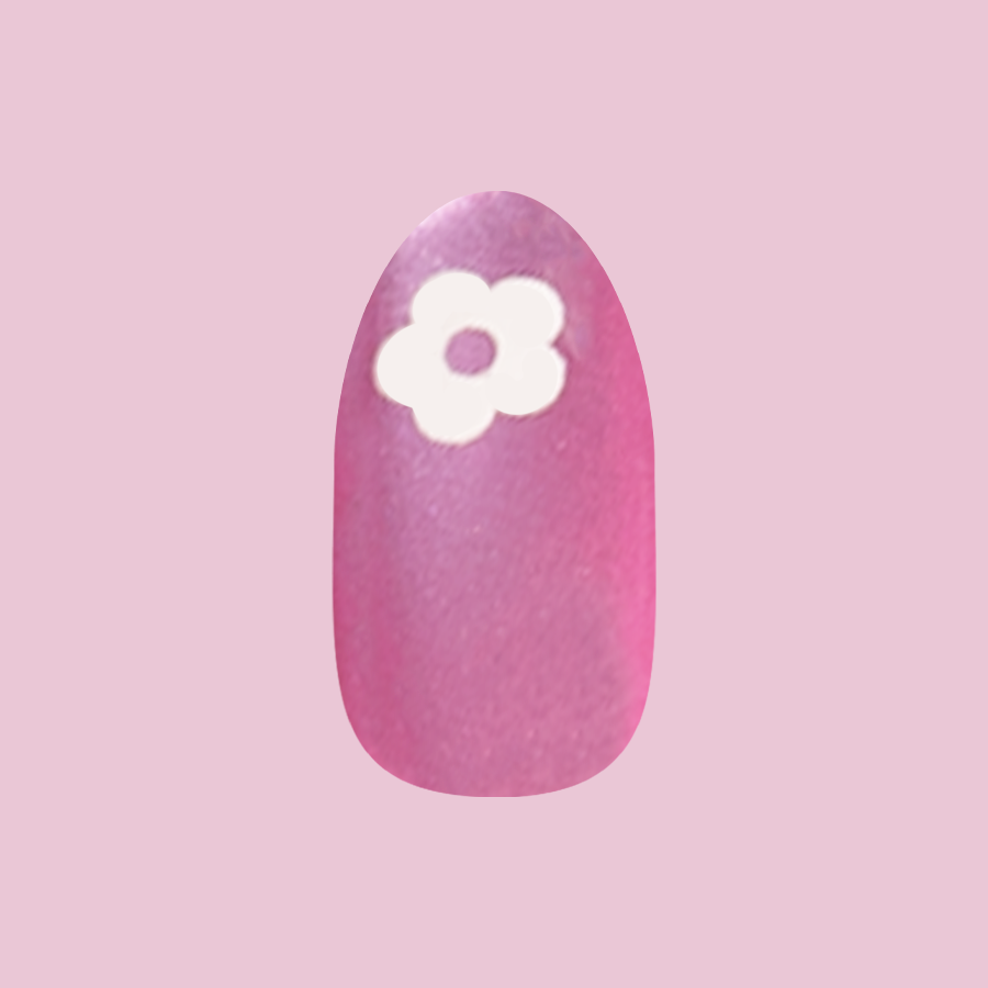 Sparkle Floral - Press-On | Medium | Oval - Part of Set、mySite、solidvoid