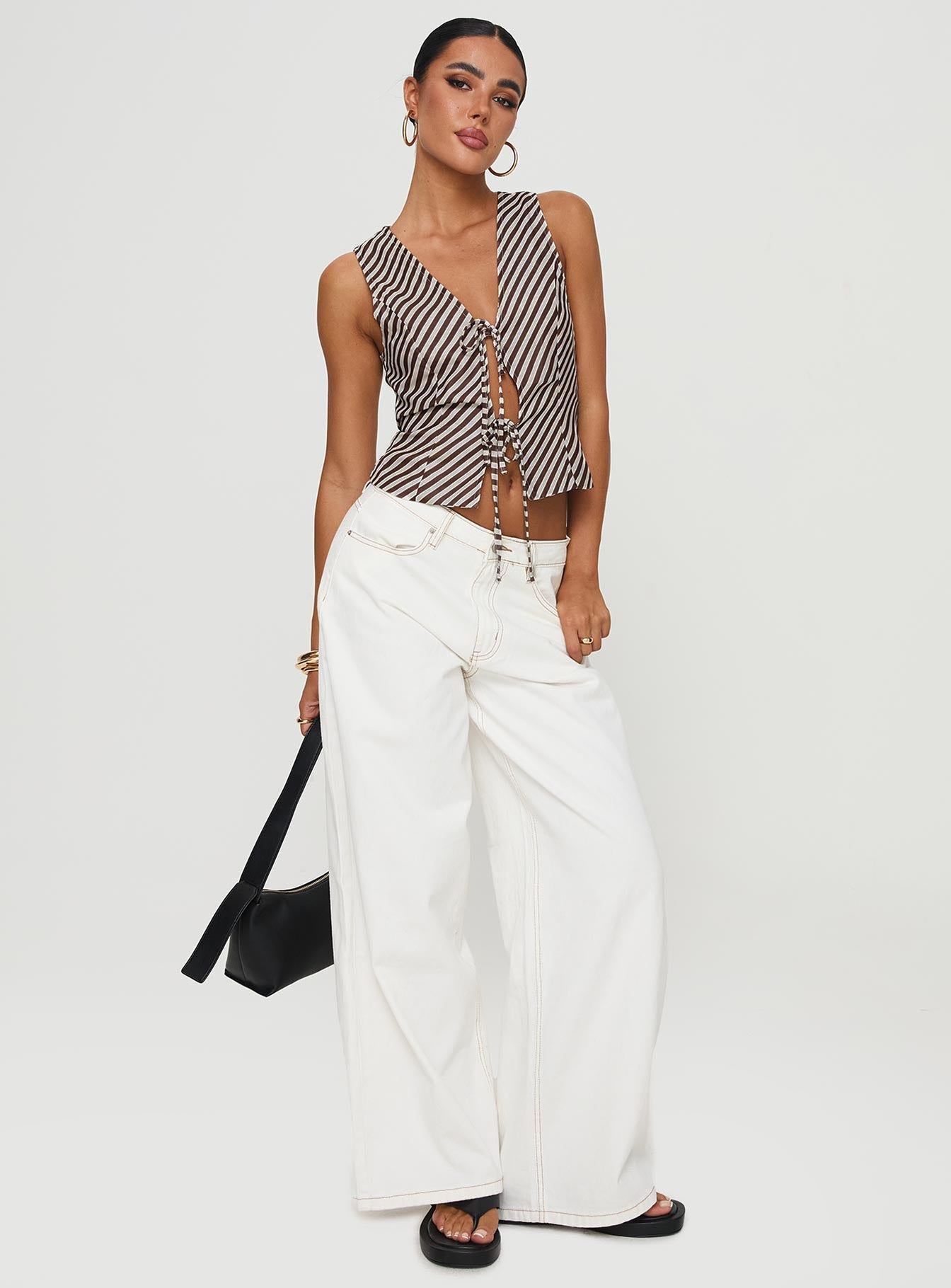 Lishar Top Brown Stripe、mySite、solidvoid