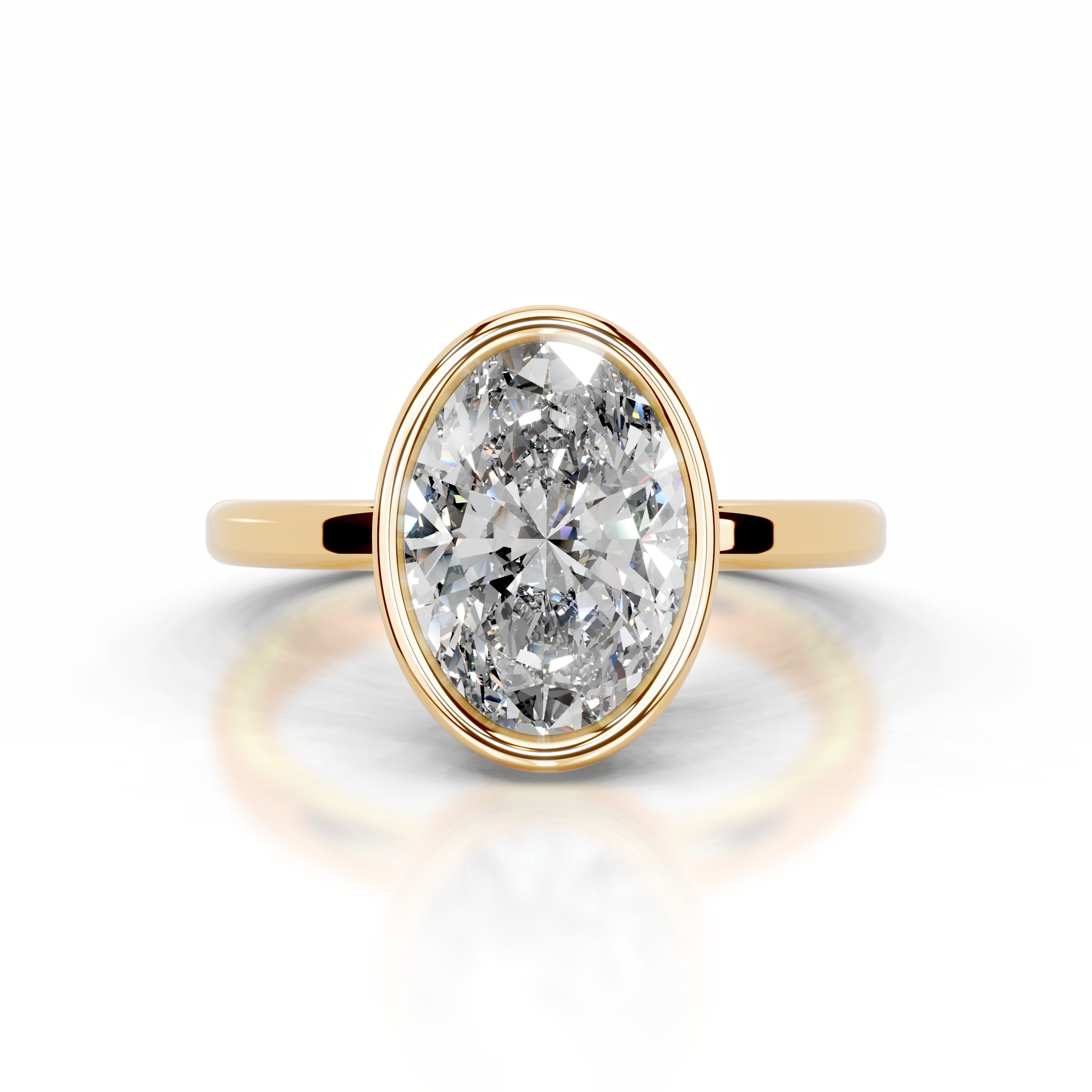 Dima Diamond Engagement Ring - 18K Yellow Gold、mySite、hinf8tx79
