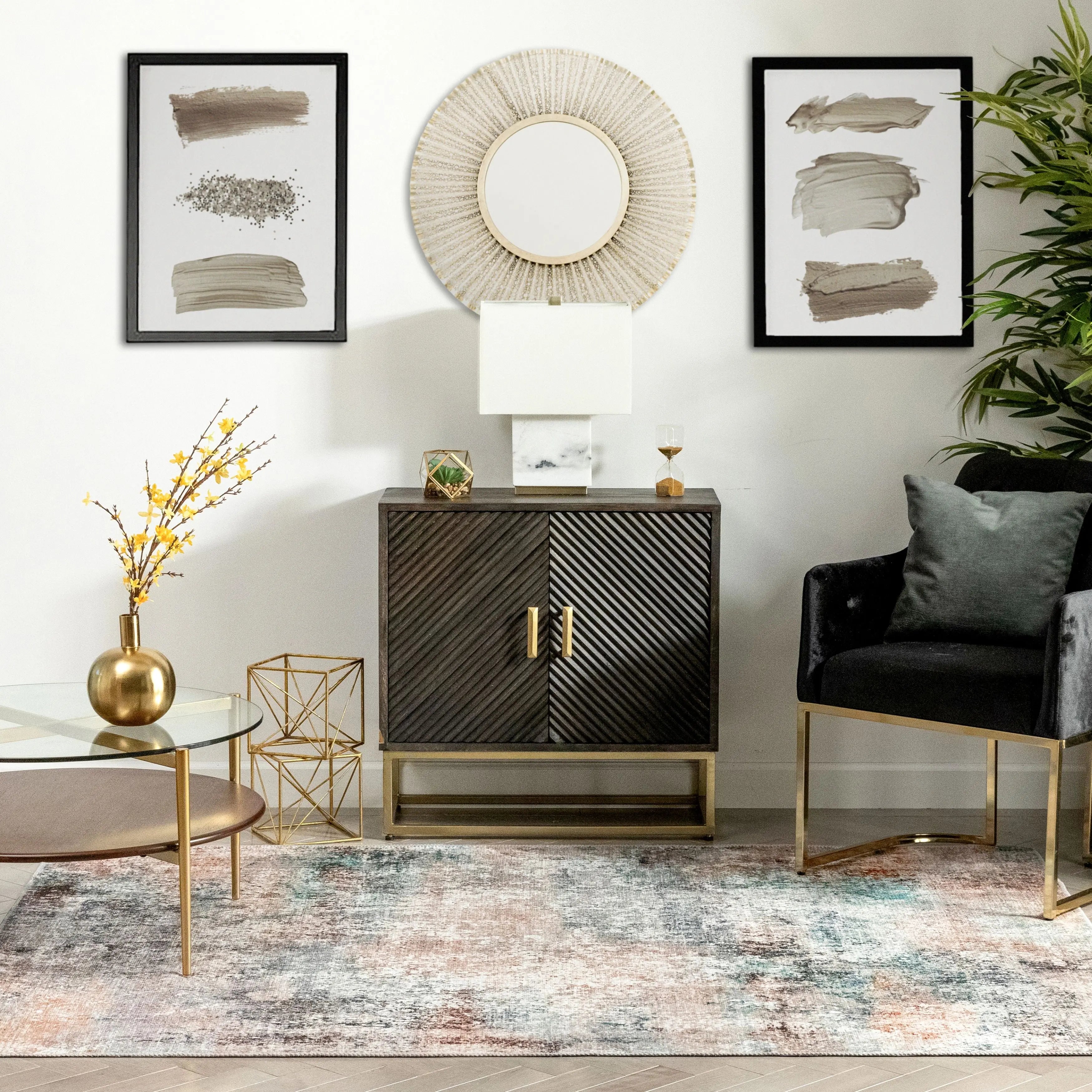 Amesti Machine Washable Light Blue Flat-Weave 5'3 x 7'3 Rug、mySite、gigharbornorthrealestate