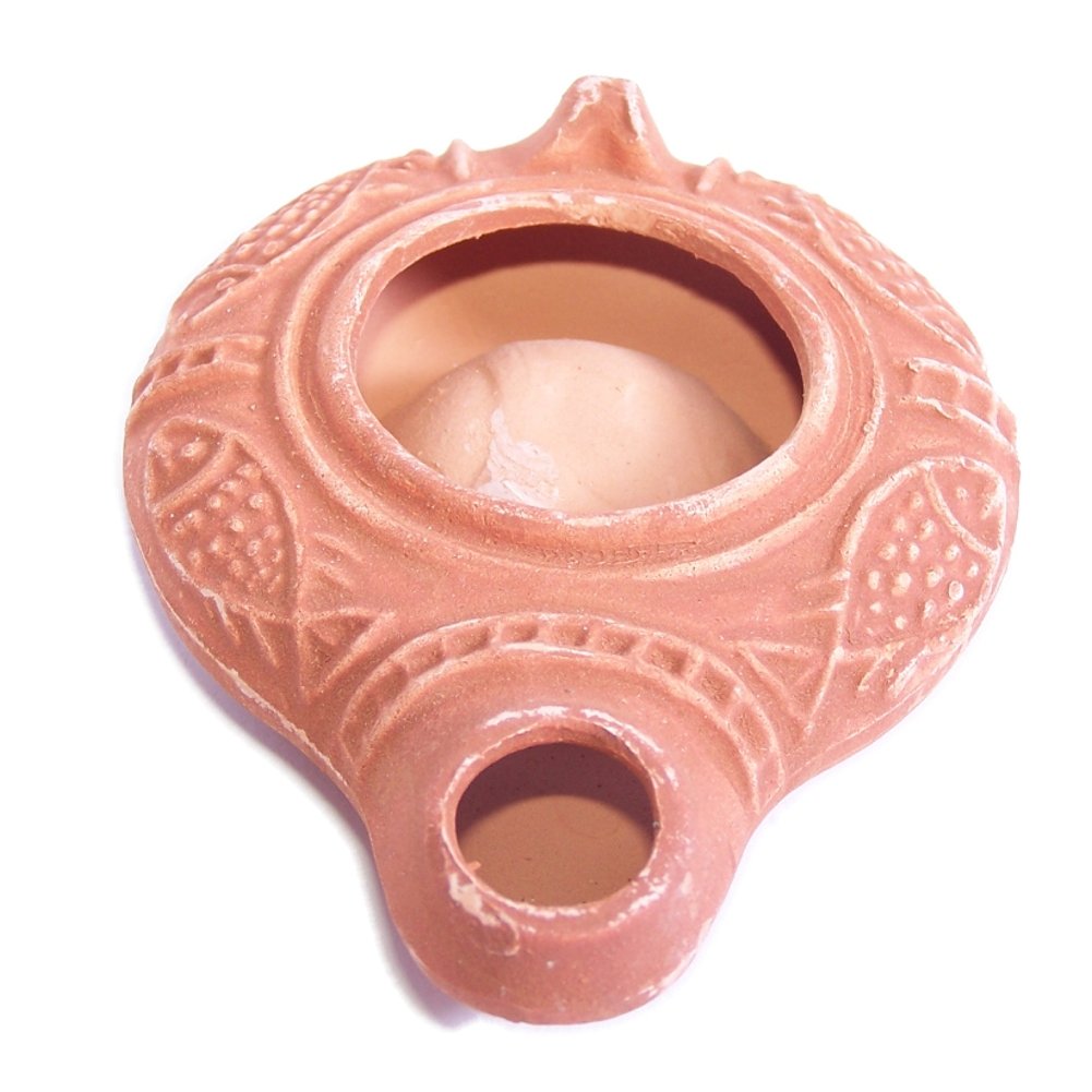 Holy Land Market Herodian Ancient Biblical Oil Lamp Replica、mySite、topwebapps