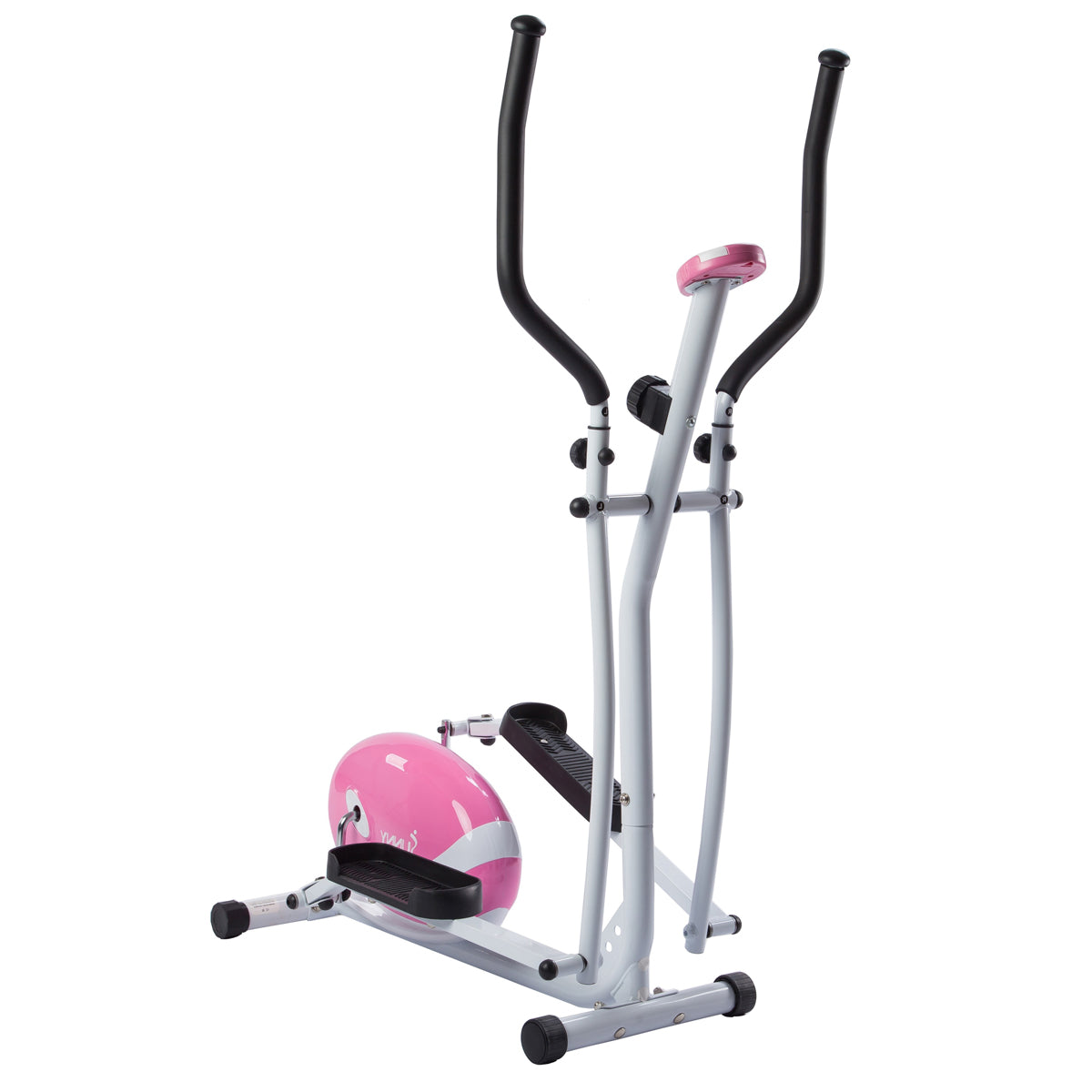  Pink Magnetic Elliptical Trainer Elliptical Machine w/ LCD Monitor、mySite、ghnorth