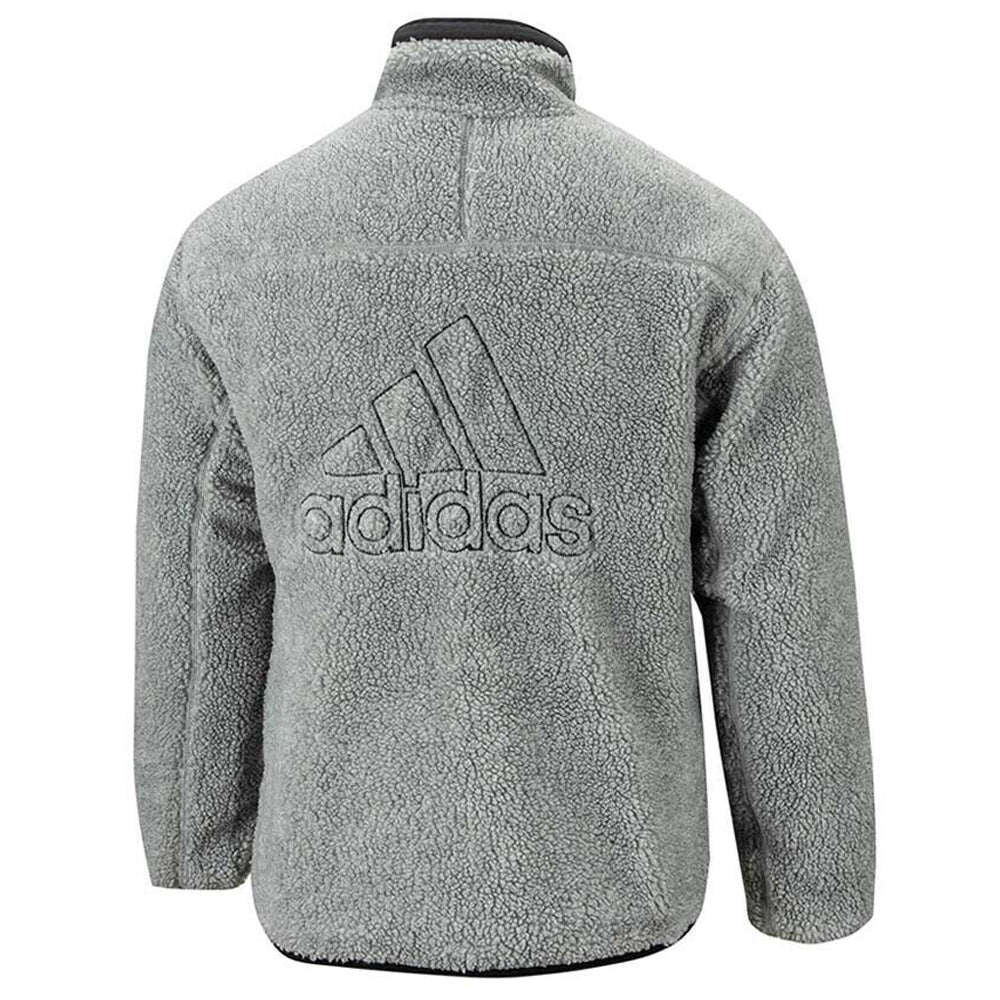 adidas Men's Reversible Padded Sherpa Jacket Grey、mySite、noshort