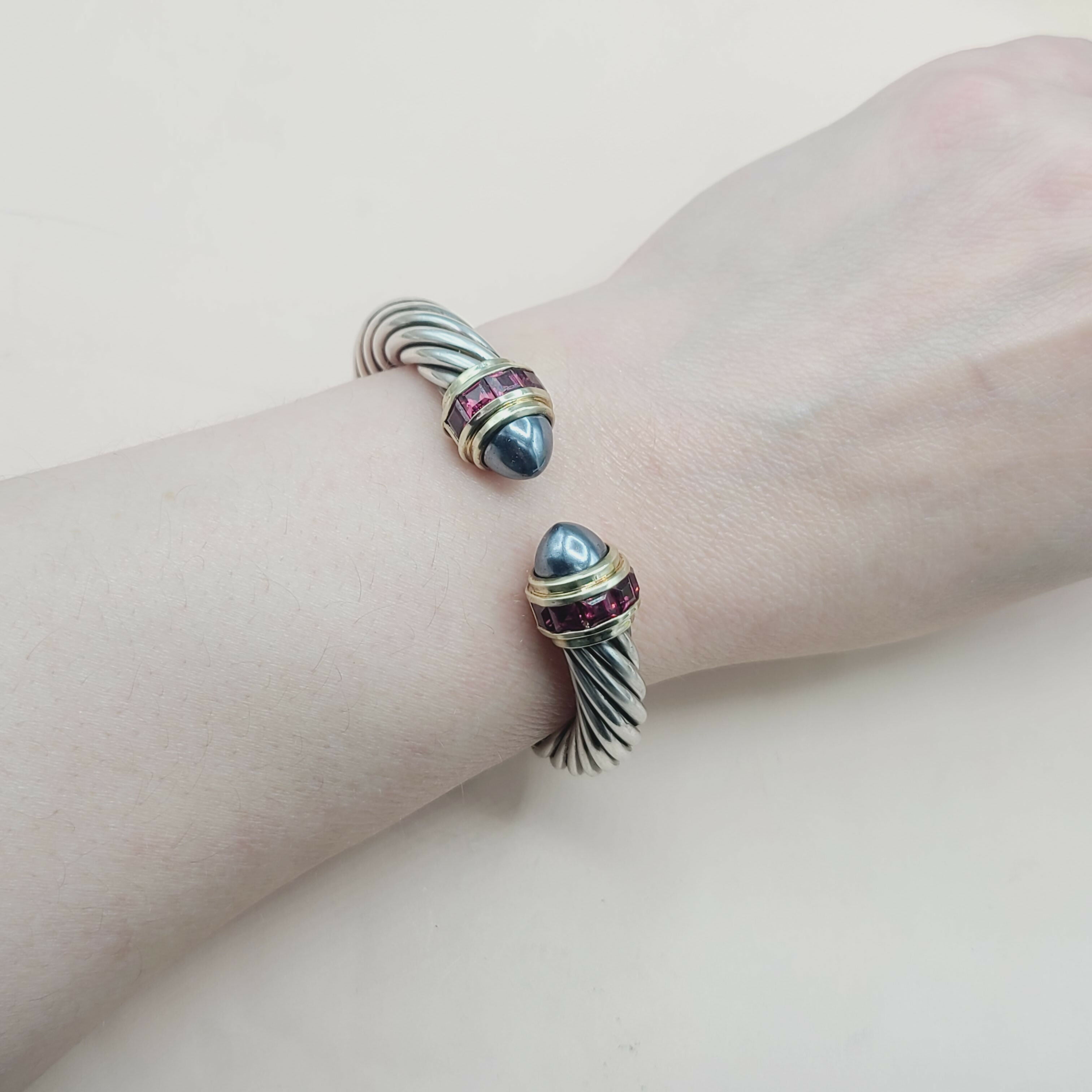 David Yurman Renaissance Bracelet 10mm with Hematite、mySite、hinf8tx79