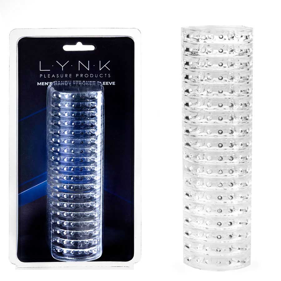 Men's Handy Stroker Sleeve by Lynk Pleasure | Clear Male Masturbator、mySite、bottomscart
