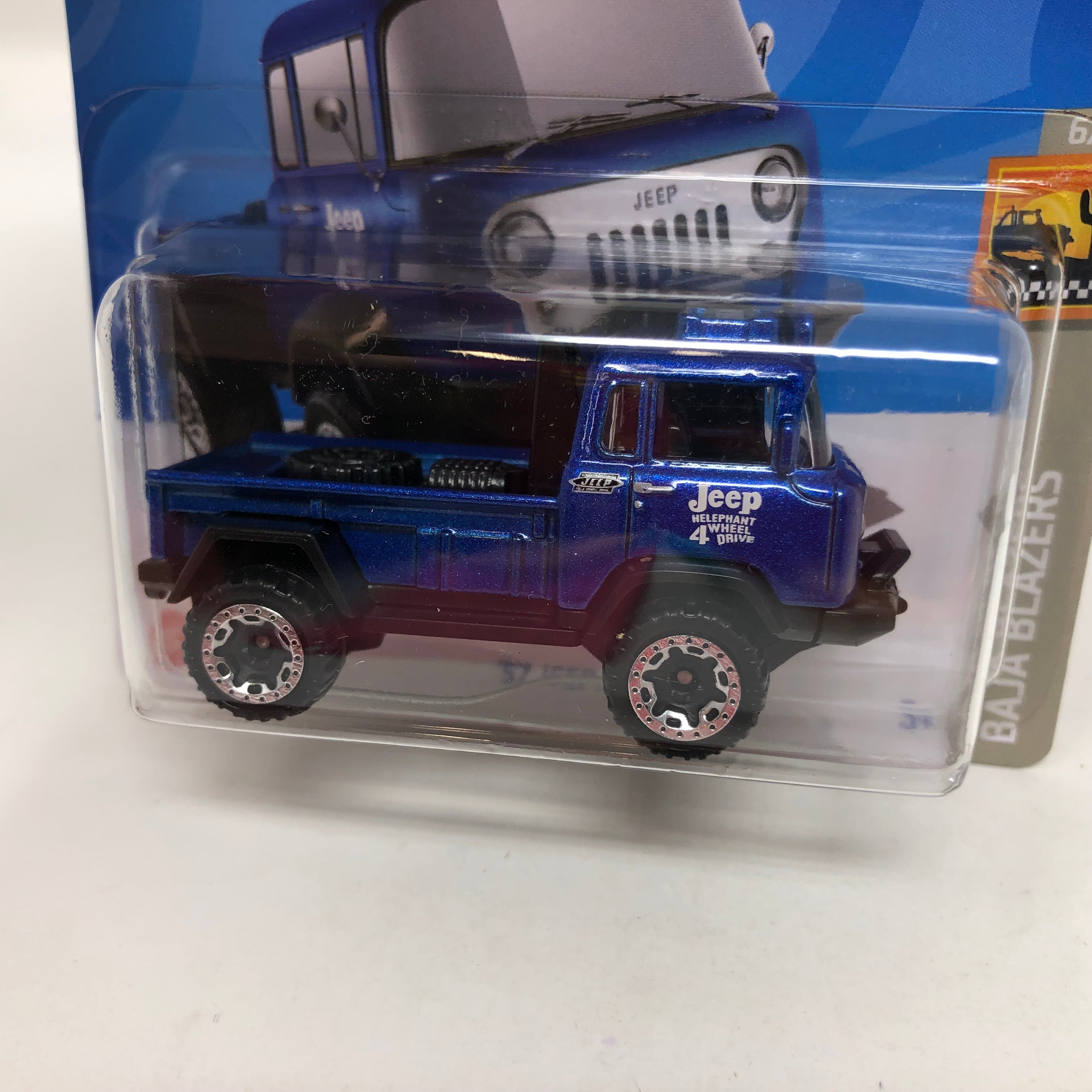 '57 Jeep FC #218 * Blue * 2023 Hot Wheels Short Card Case P、mySite、hgirdovlk
