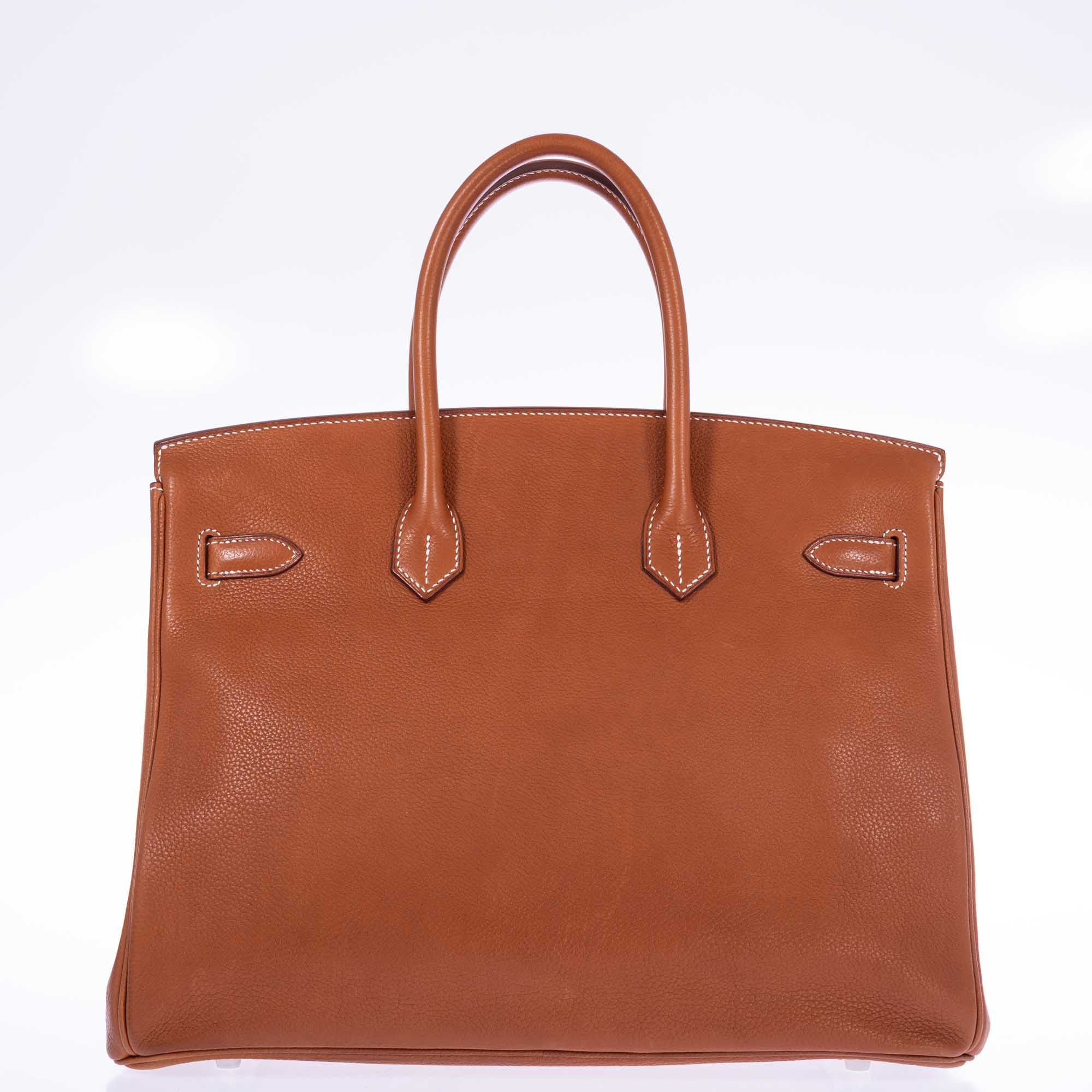 Hermès Birkin 35 Fauve Barenia Faubourg Palladium Hardware、mySite、garminoutage.com