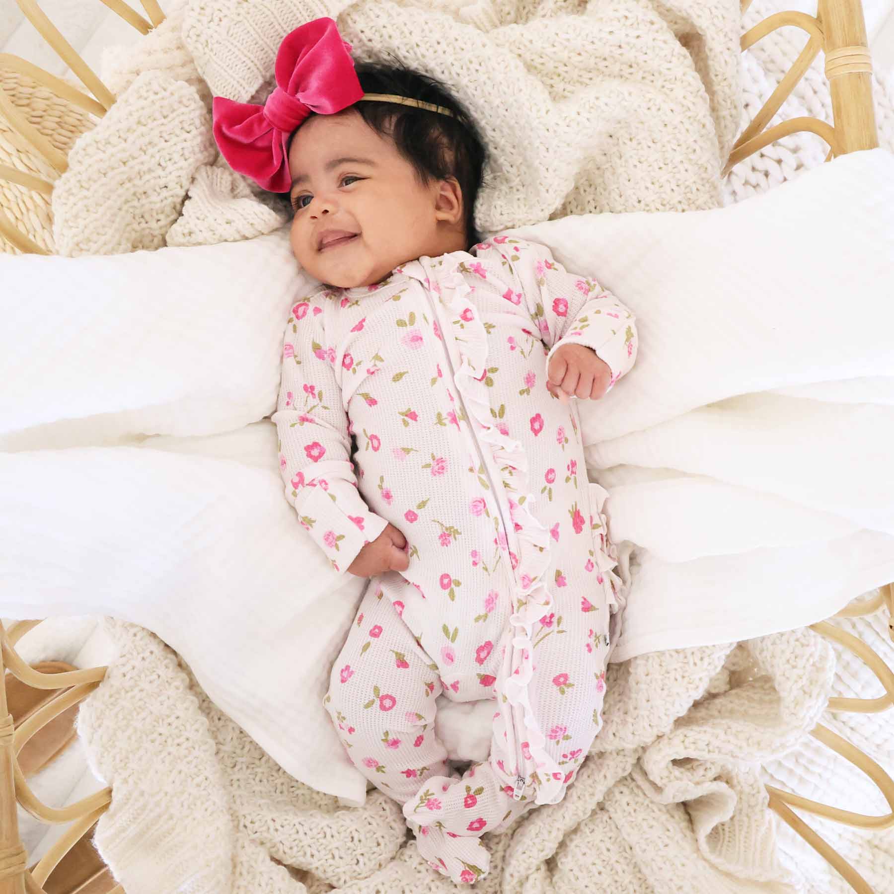  Girl Ruffle Zipper Footies | Best Sellers、mySite、layawaytickets