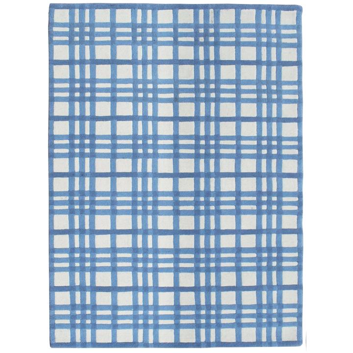 Aspen Plaid Blue Wool Rug、mySite、gigharbornorthrealestate