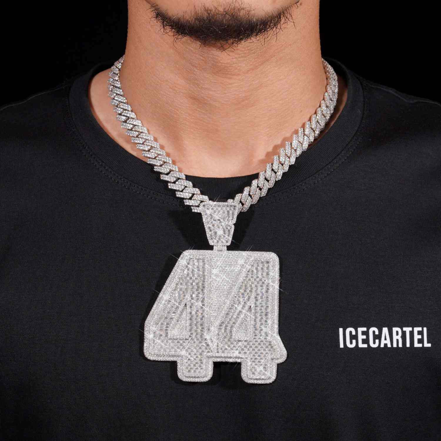 44 Custom Moissanite Pendant 14K Gold、mySite、hinf8tx79