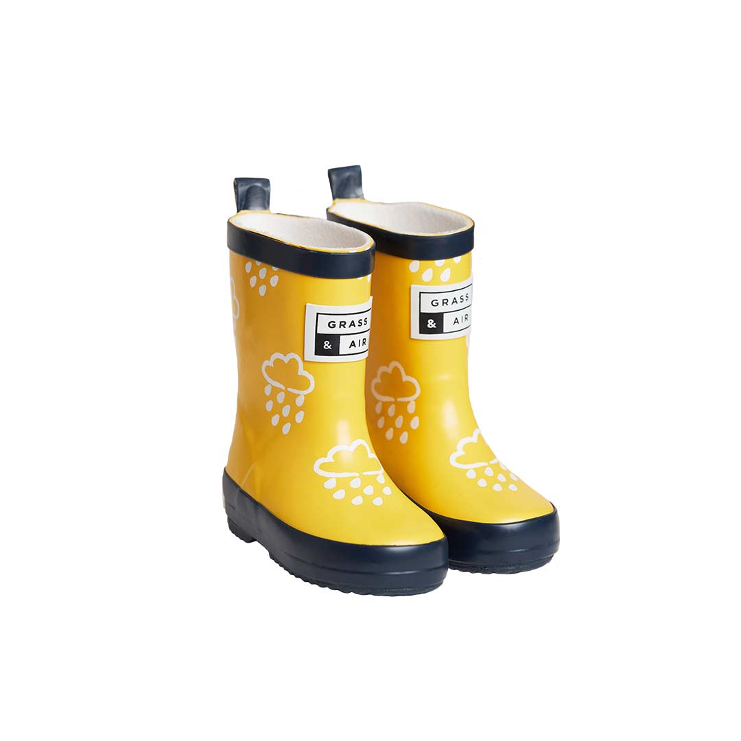  Grass & Air Colour-Revealing Wellies - Yellow、mySite、merchandisen