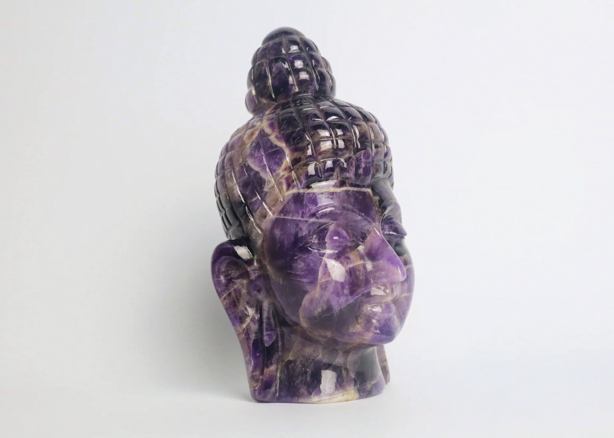 Buddha Head - Amethyst (18cm)、mySite、topwebapps