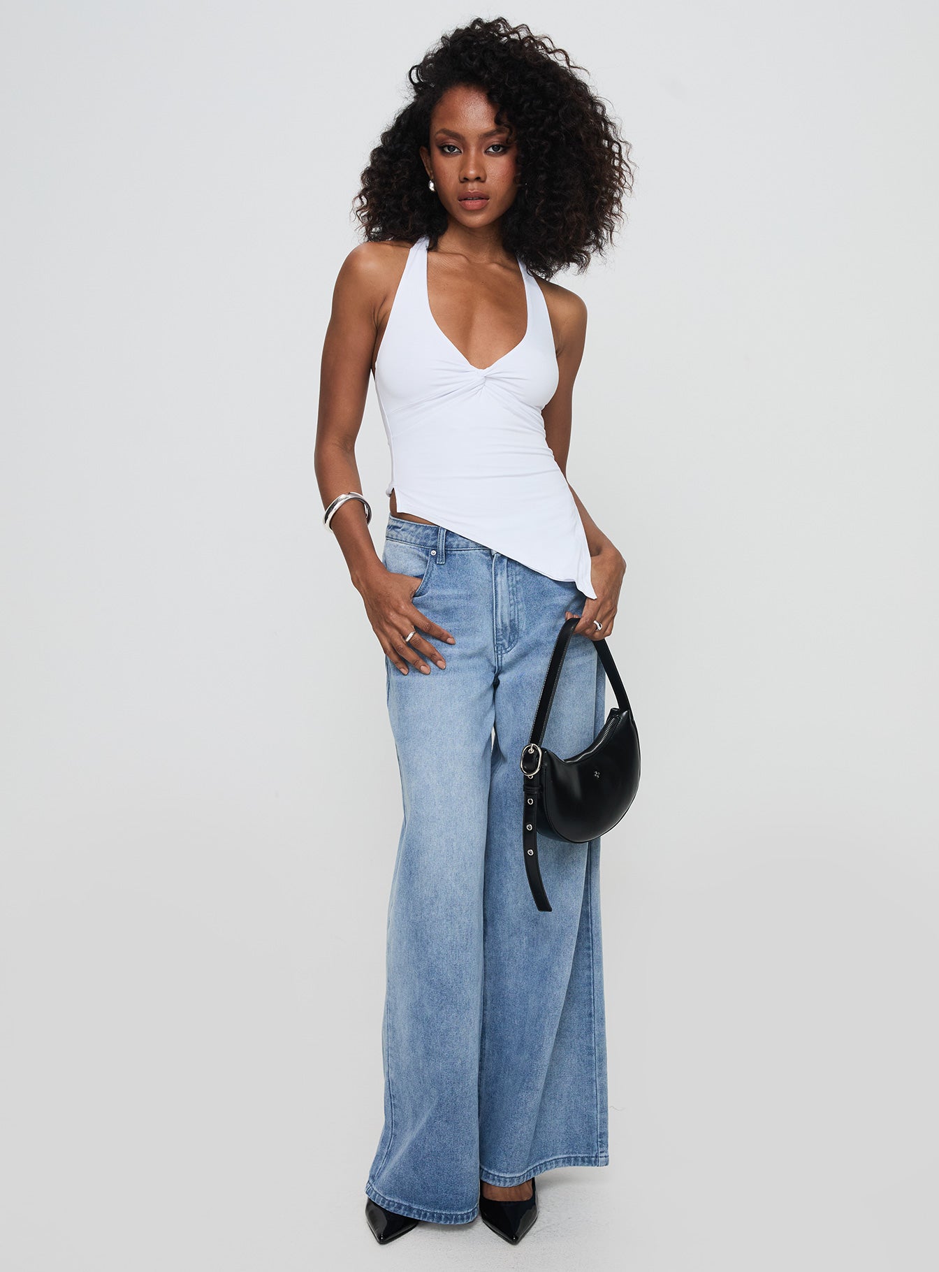 Chilli Halter Top White、mySite、solidvoid