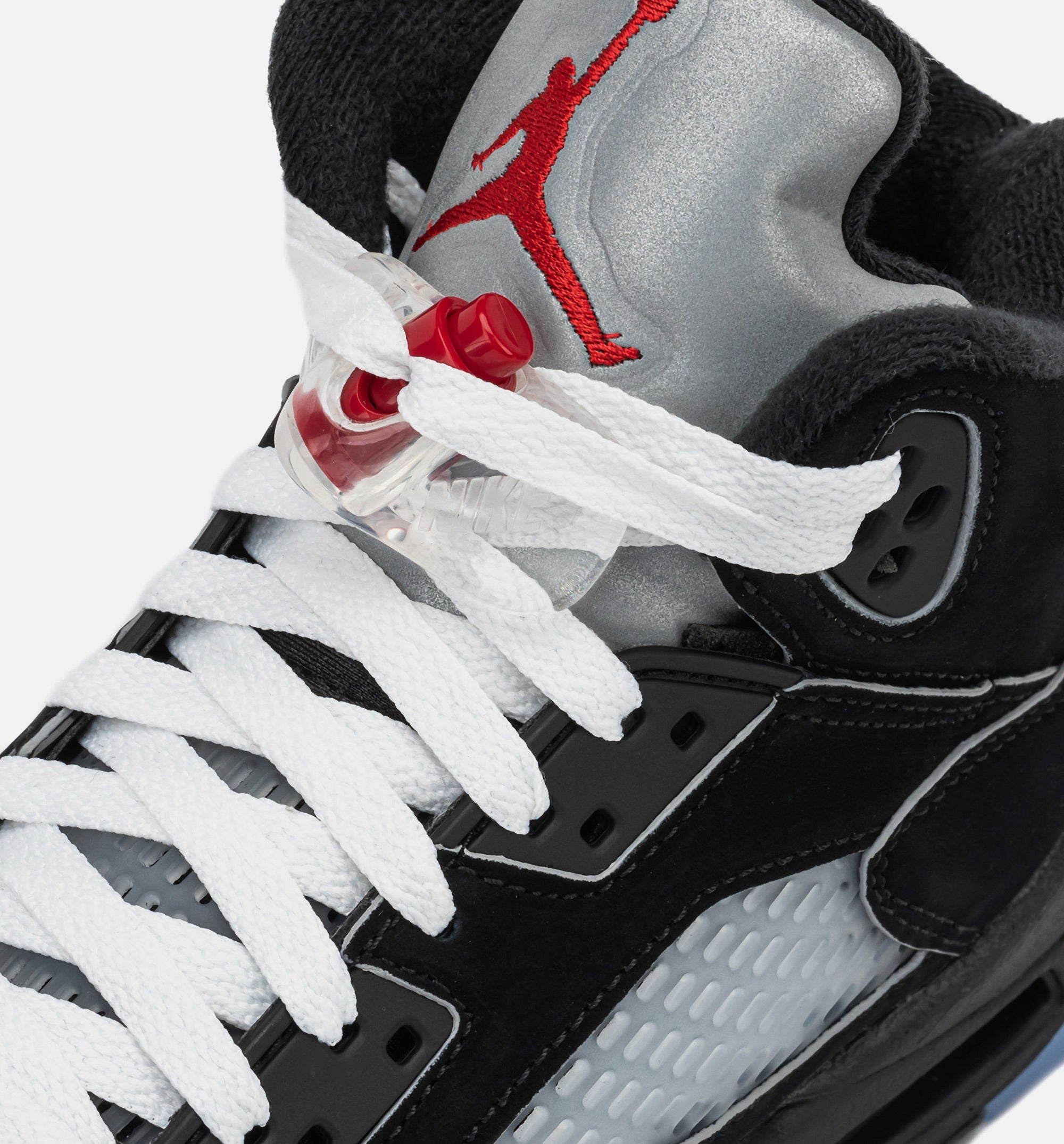 Air Jordan 5 Retro Reimagined Grade School Lifestyle Shoe - Black/White/Metallic Silver/Fire Red、mySite、dreamappss