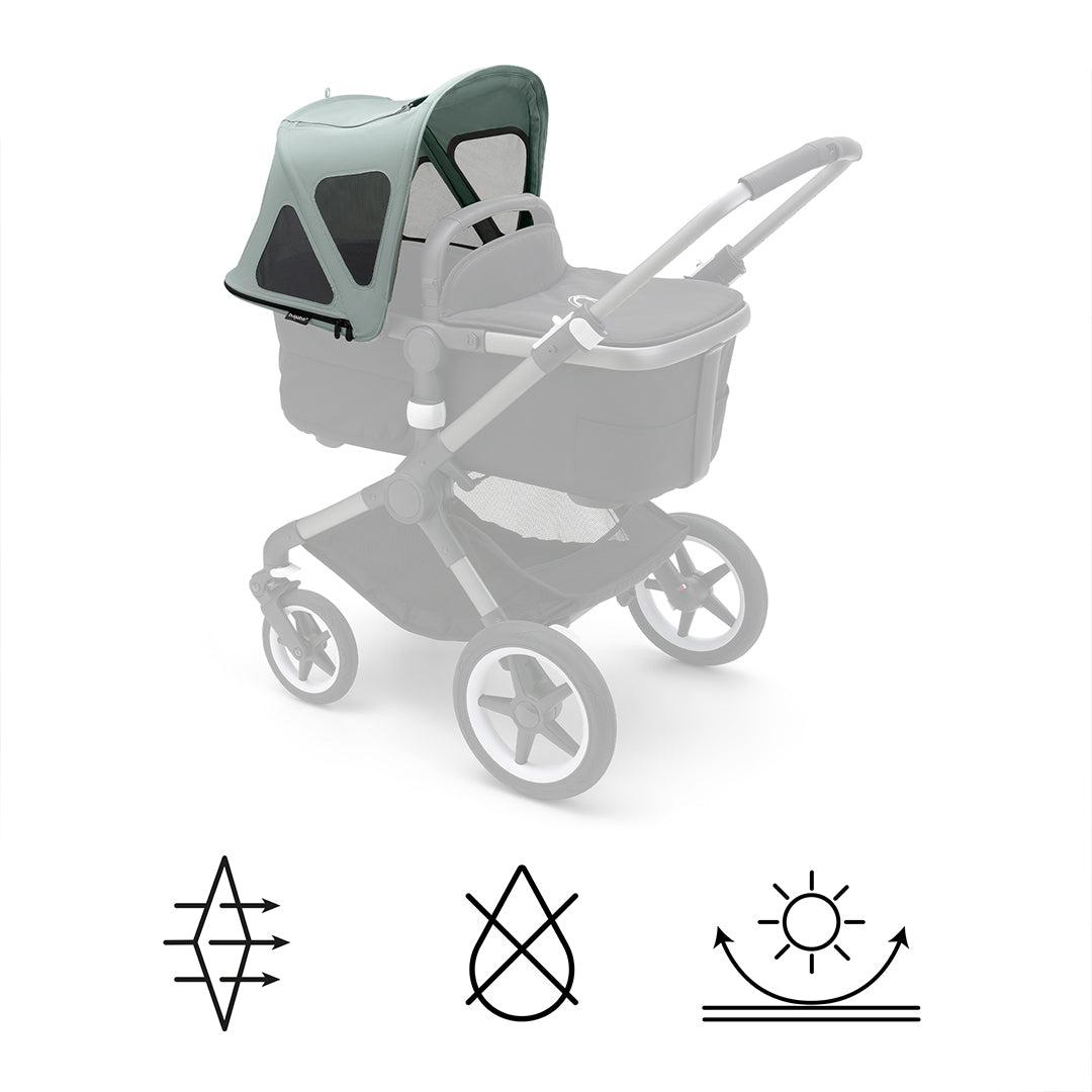  Bugaboo Fox/Fox Cub Breezy Sun Canopy V2 - Pine Green、mySite、merchandisen