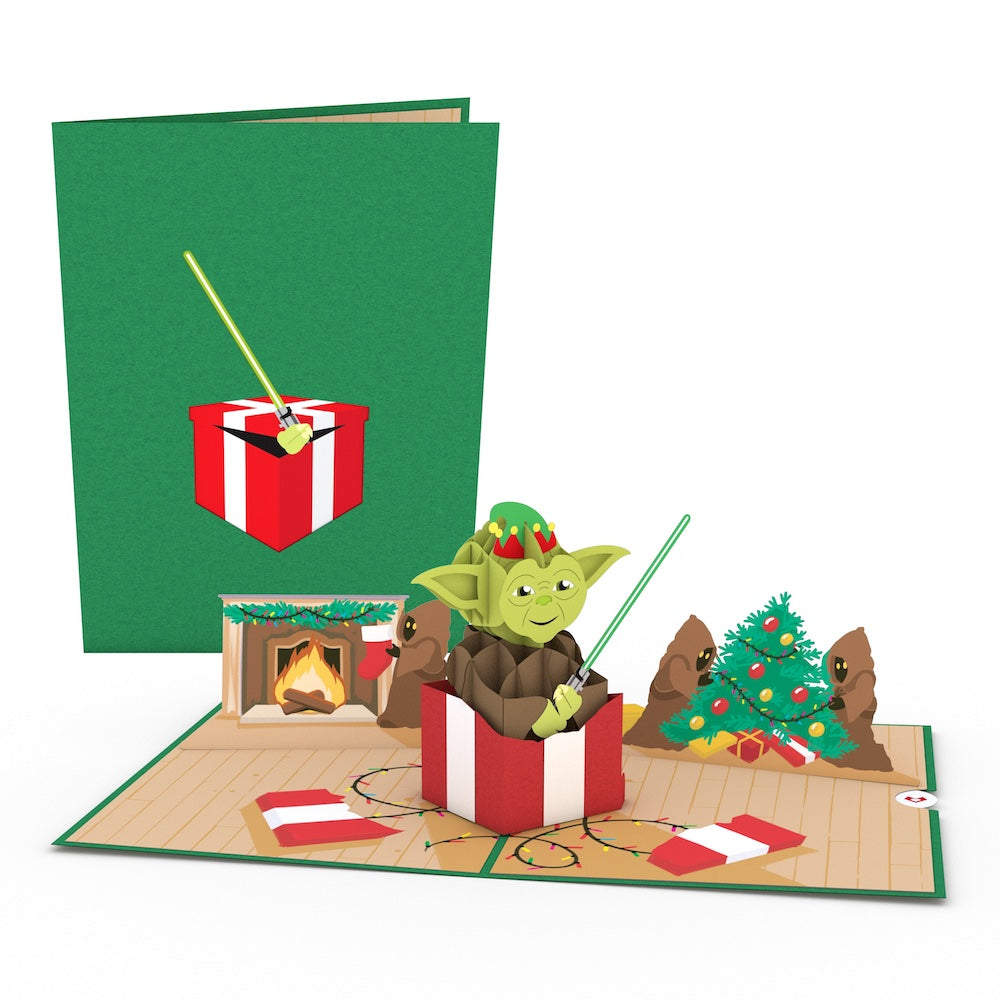 Star Wars™ Yoda™ Present Pop-Up Card、mySite、solidvoid