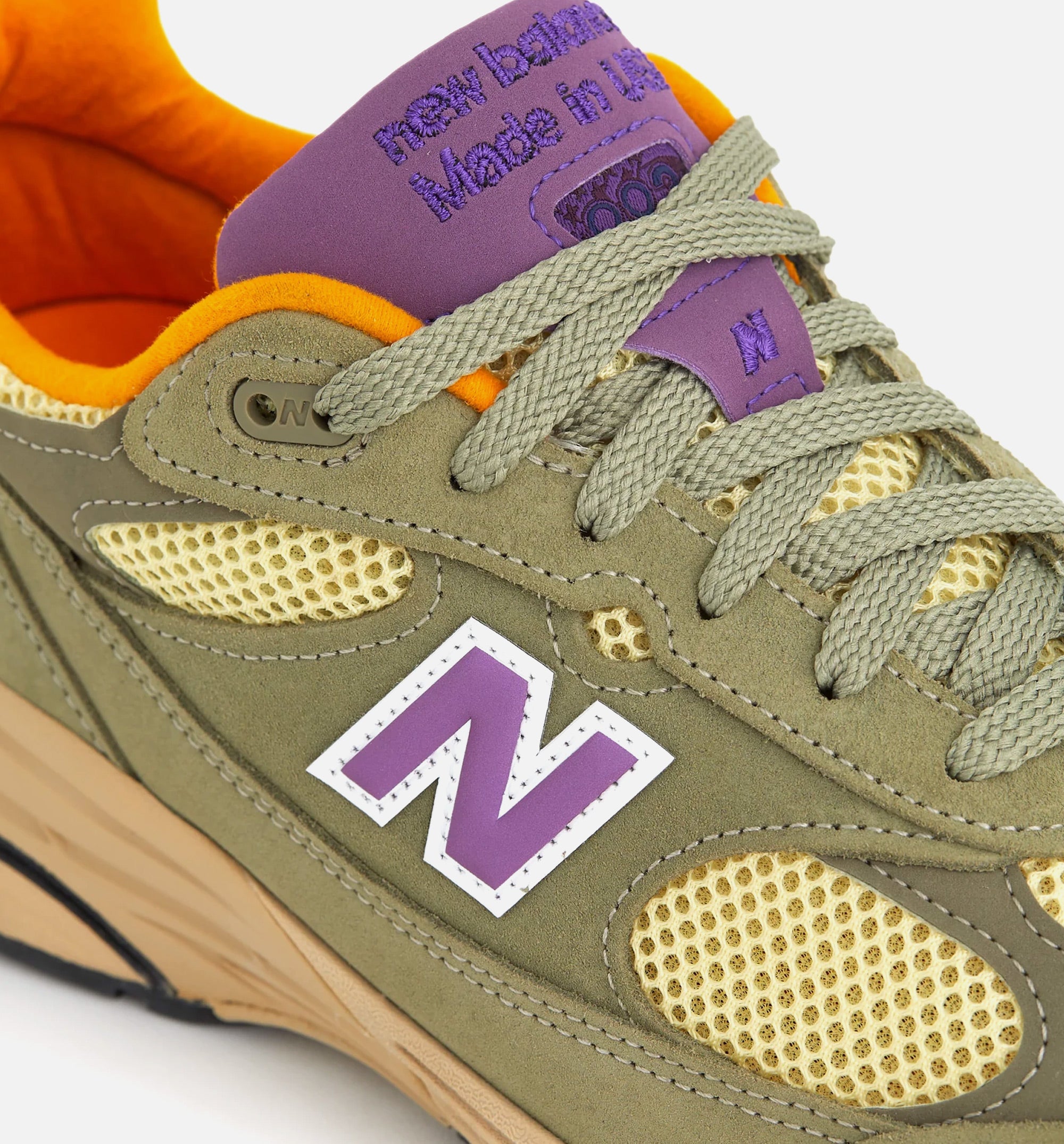 Teddy Santis x 993 Made In Usa Olive Leaf Mens Lifestyle Shoe - Olive Leaf/Maize、mySite、dreamappss