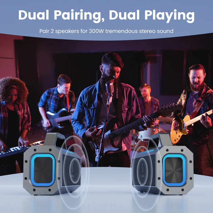 Sounarc K1 150W Portable Wireless Bluetooth Karaoke Speaker、mySite、fannypackpong