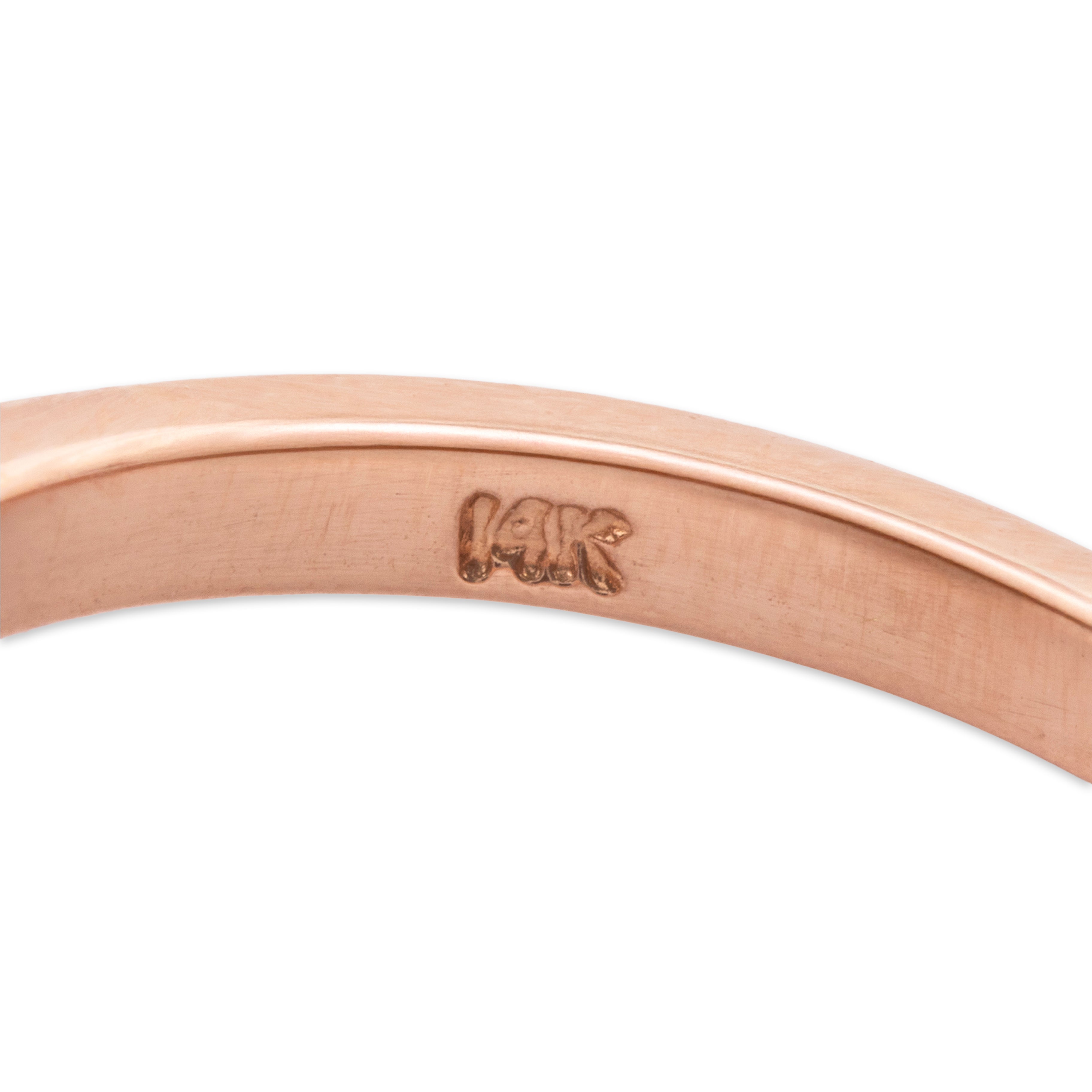 Vintage 14k Rose Gold 1.01ct GIA Fancy Deep Orange-Brown Diamond Ring 5.75、mySite、hinf8tx79