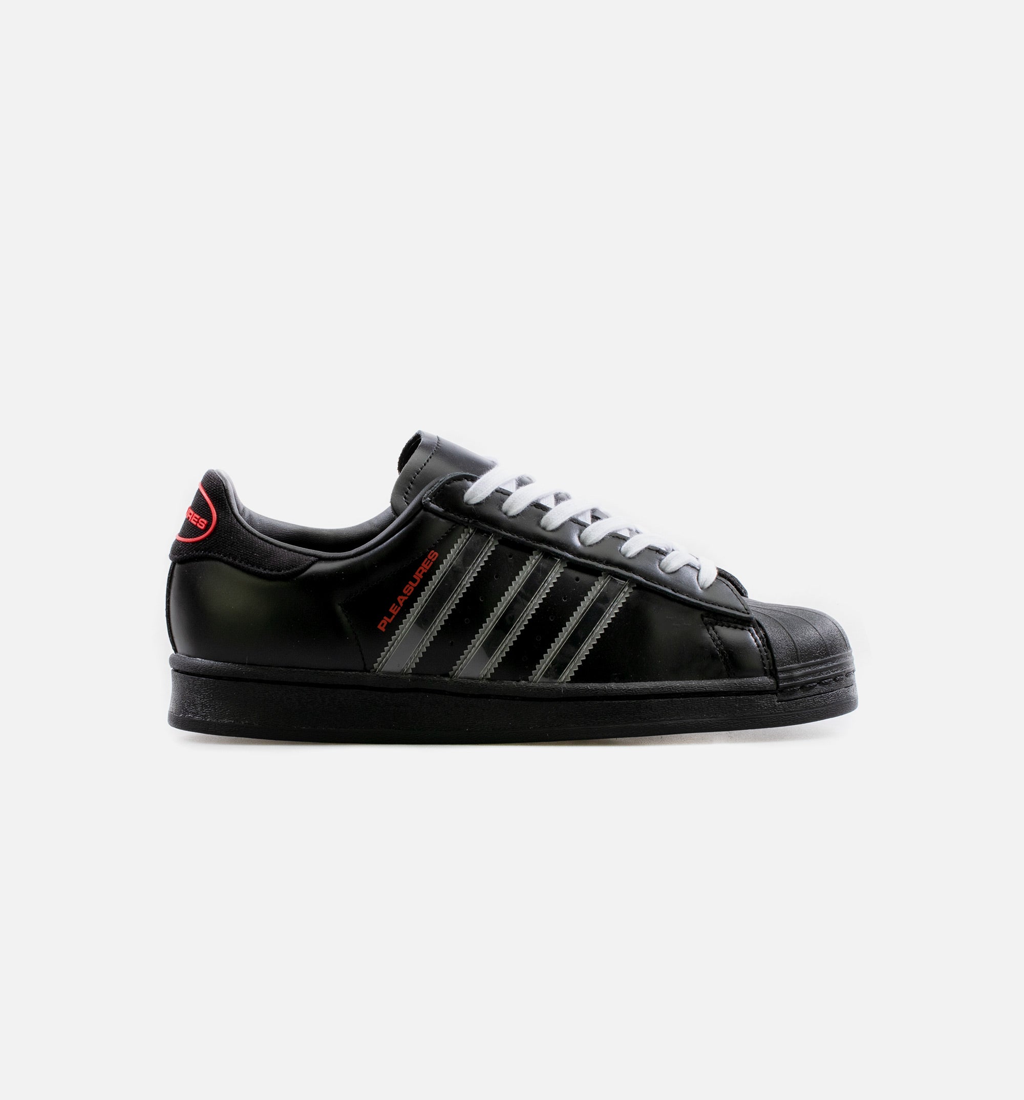 adidas Consortium X Pleasures Superstar Mens Lifestyle Shoe - Black/White、mySite、dreamappss