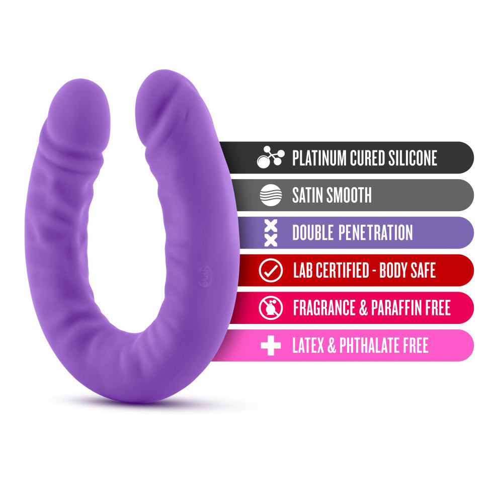 Ruse By Blush® | G-Spot Purple 18-Inch Long Dildo、mySite、bottomscart