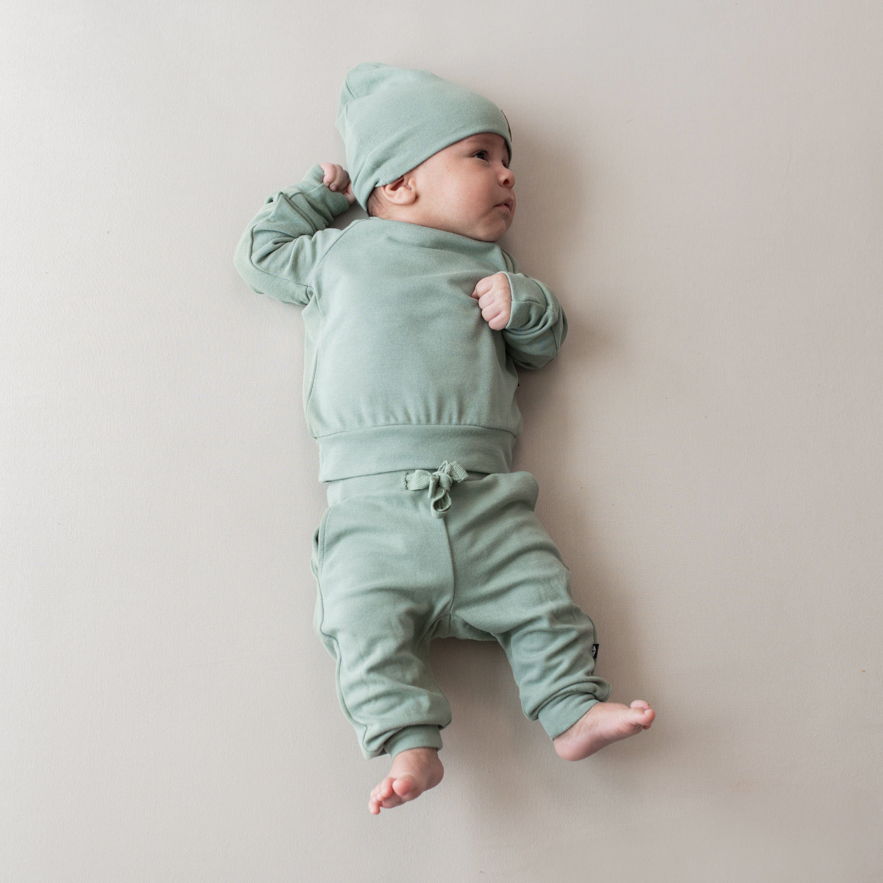  Bamboo Jersey Beanie in Thyme、mySite、layawaytickets