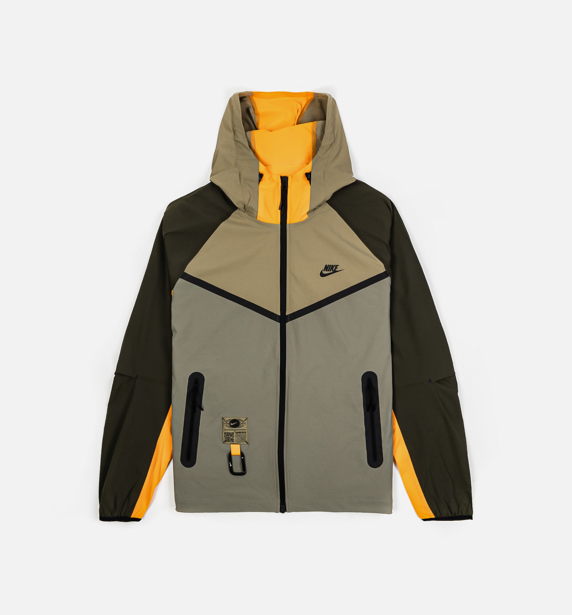 Tech Woven Windrunner Full Zip Mens Jacket - Neutral Olive/Sundial、mySite、dreamappss